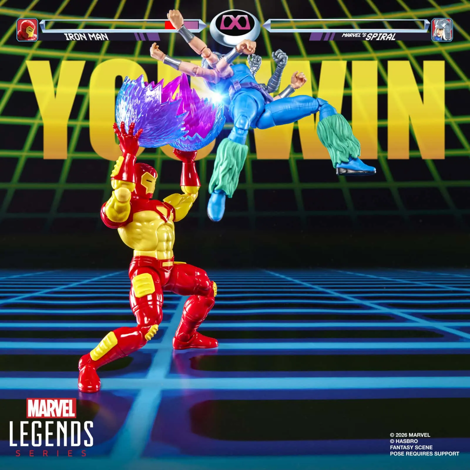 Marvel Legends Gamerverse Iron Man & Marvel's Spiral Action Figure Two-Pack Gallery Image 14