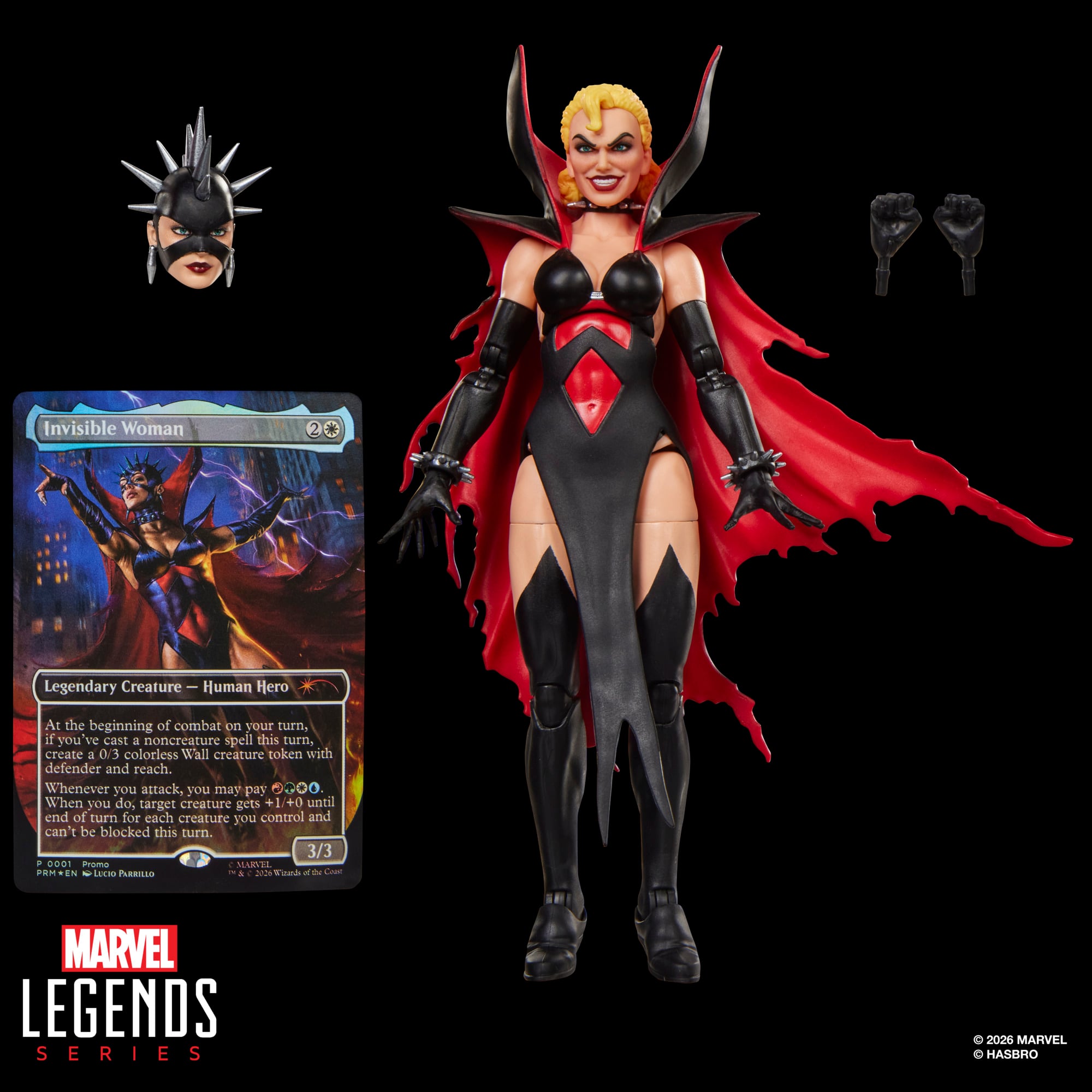 Marvel Legends Malice (Sue Storm) Action Figure with Exclusive Magic: The Gathering Card Gallery Image 11