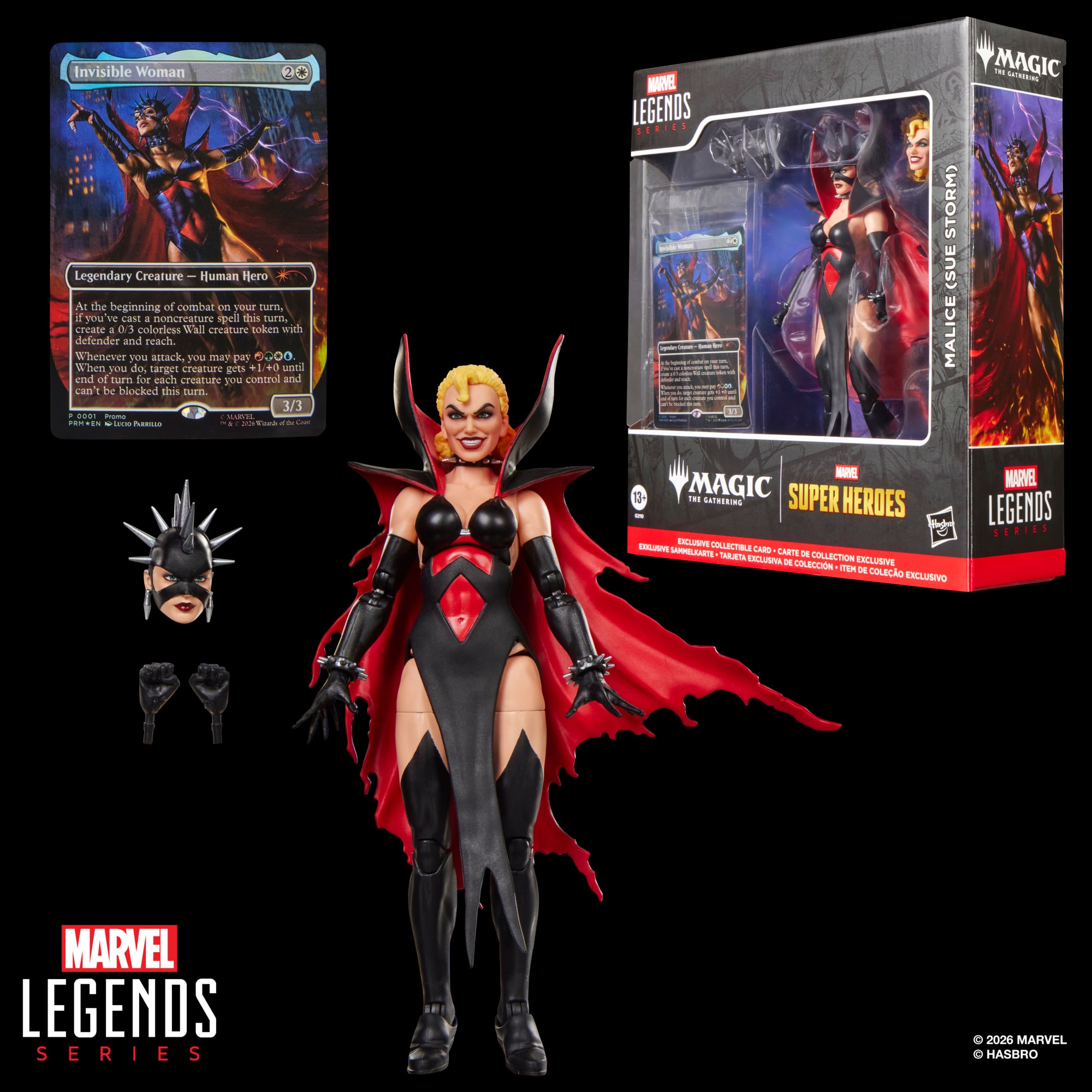 Marvel Legends Malice (Sue Storm) Action Figure with Exclusive Magic: The Gathering Card Gallery Image 12