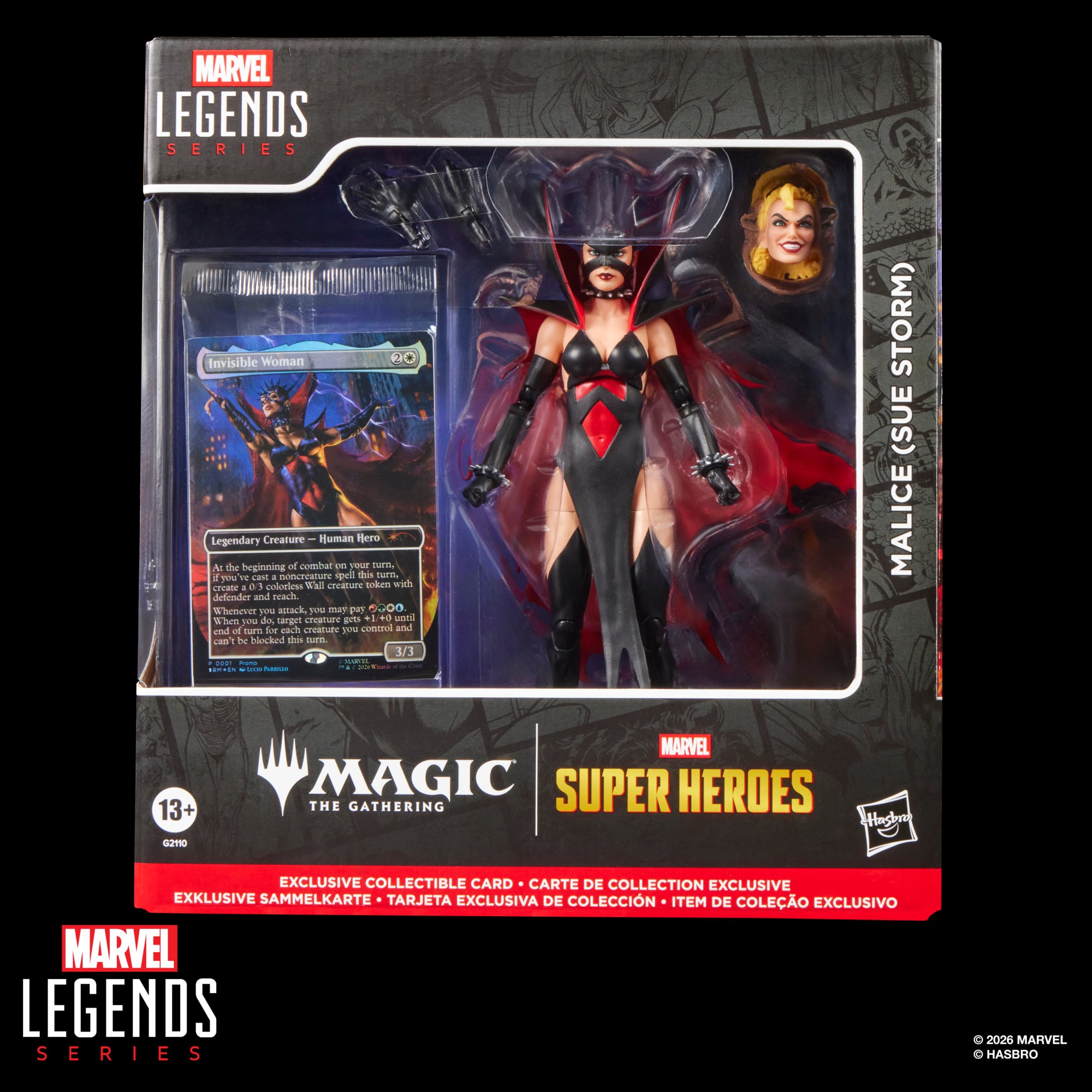 Marvel Legends Malice (Sue Storm) Action Figure with Exclusive Magic: The Gathering Card Gallery Image 13