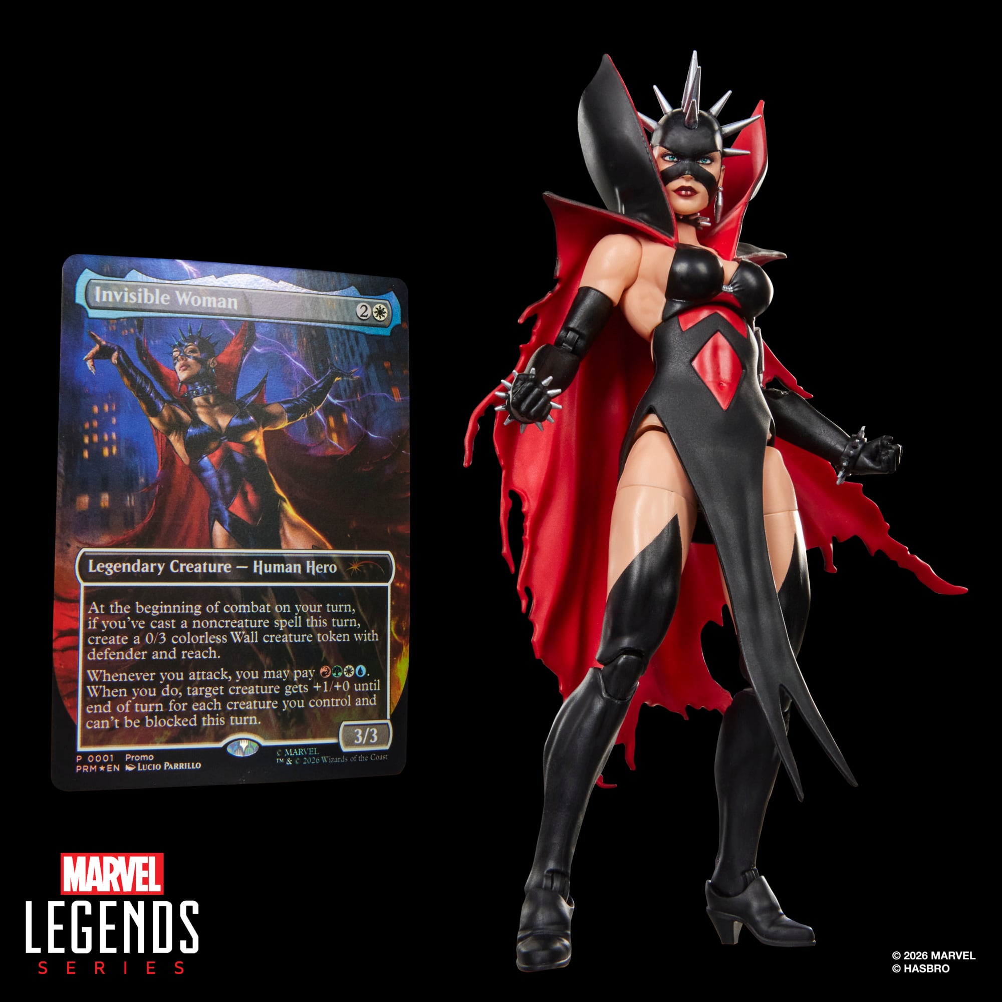 Marvel Legends Malice (Sue Storm) Action Figure with Exclusive Magic: The Gathering Card Gallery Image 9