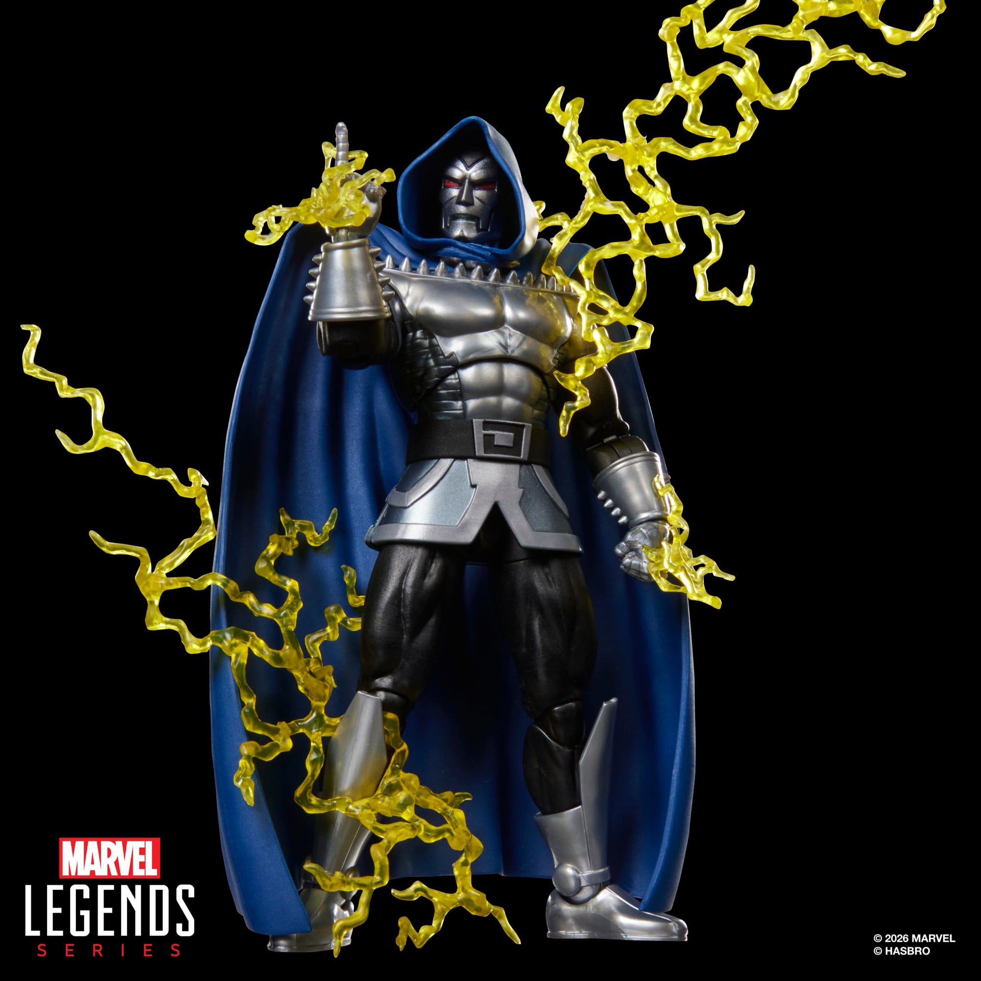 Marvel Legends Doctor Doom 2099 Action Figure with Exclusive Magic: The Gathering Card Gallery Image 3