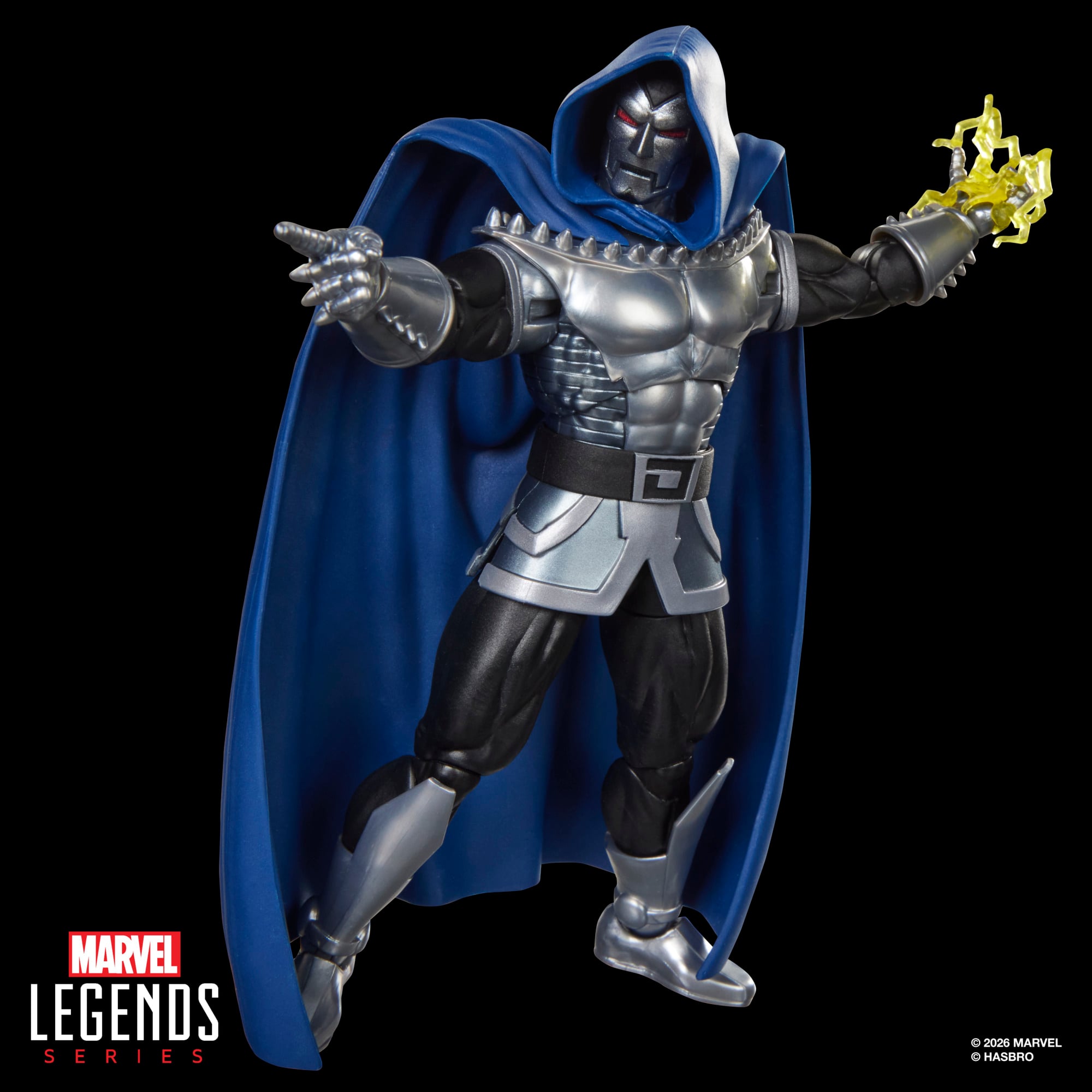 Marvel Legends Doctor Doom 2099 Action Figure with Exclusive Magic: The Gathering Card Gallery Image 4