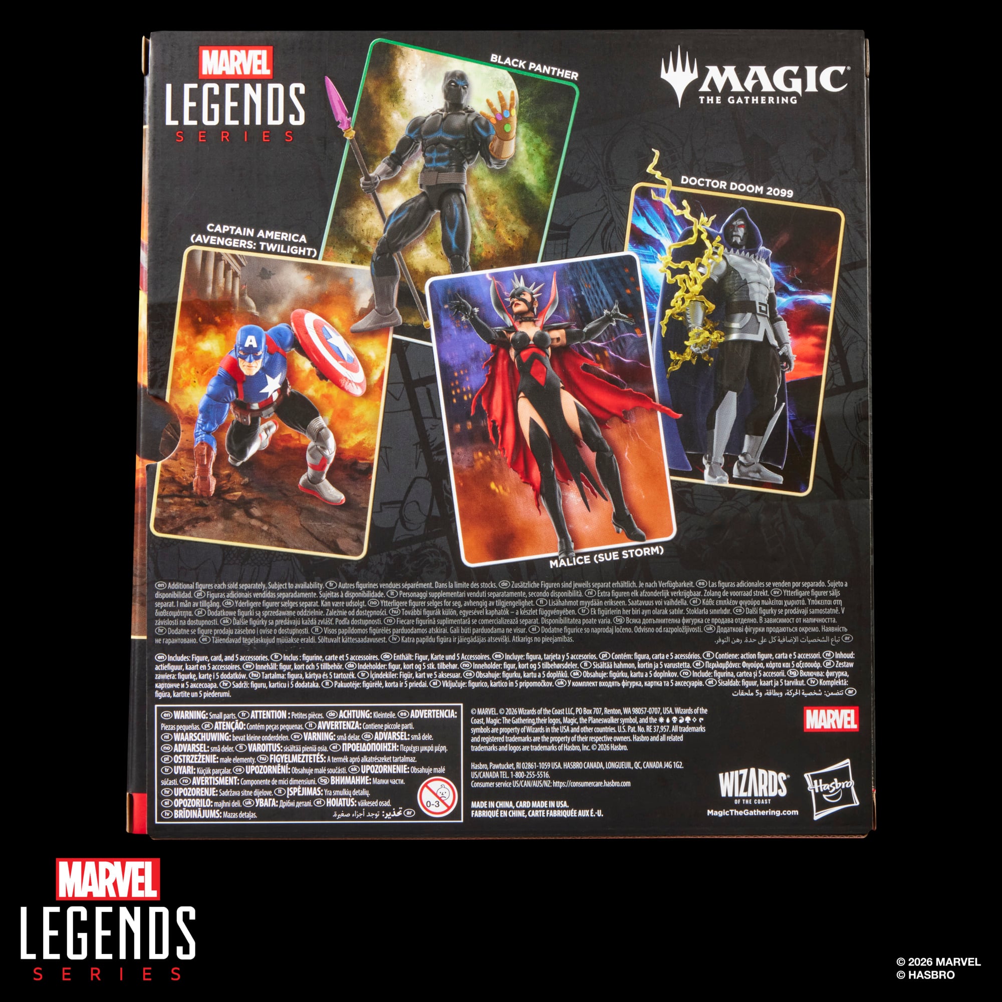 Avengers: Twilight Marvel Legends Captain America Action Figure with Exclusive Magic: The Gathering Card Gallery Image 14