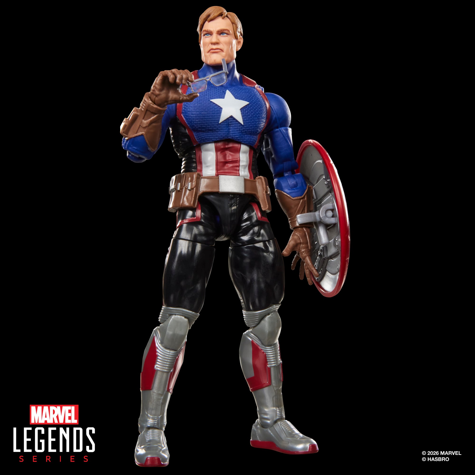 Avengers: Twilight Marvel Legends Captain America Action Figure with Exclusive Magic: The Gathering Card Gallery Image 7
