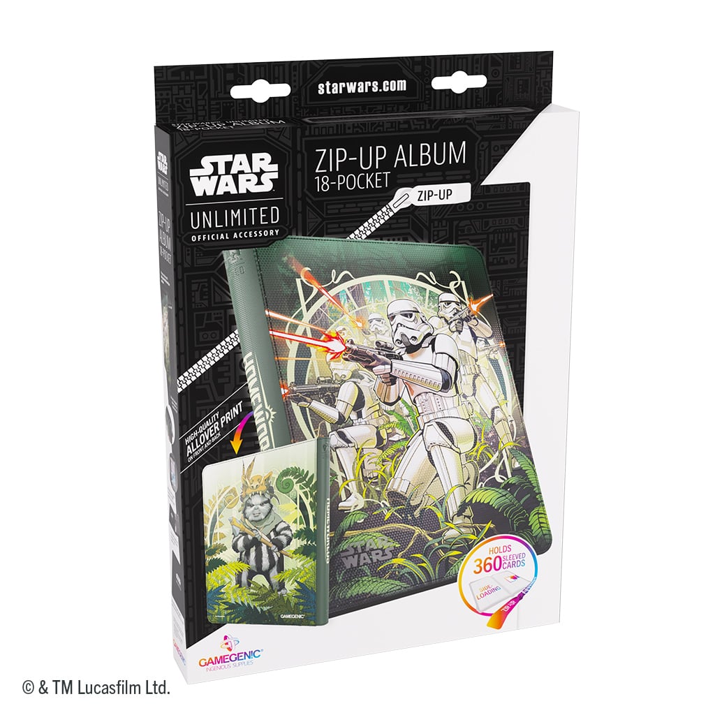 Star Wars: Unlimited The First Legion & Teebo 18-Pocket Zip-Up Album