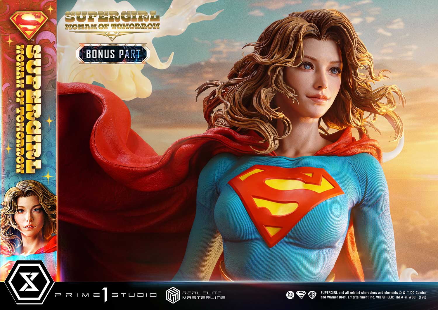 Supergirl: Woman of Tomorrow Real Elite Masterline Supergirl (Bonus Ver.) 1/4 Scale Limited Edition Statue Gallery Image 14
