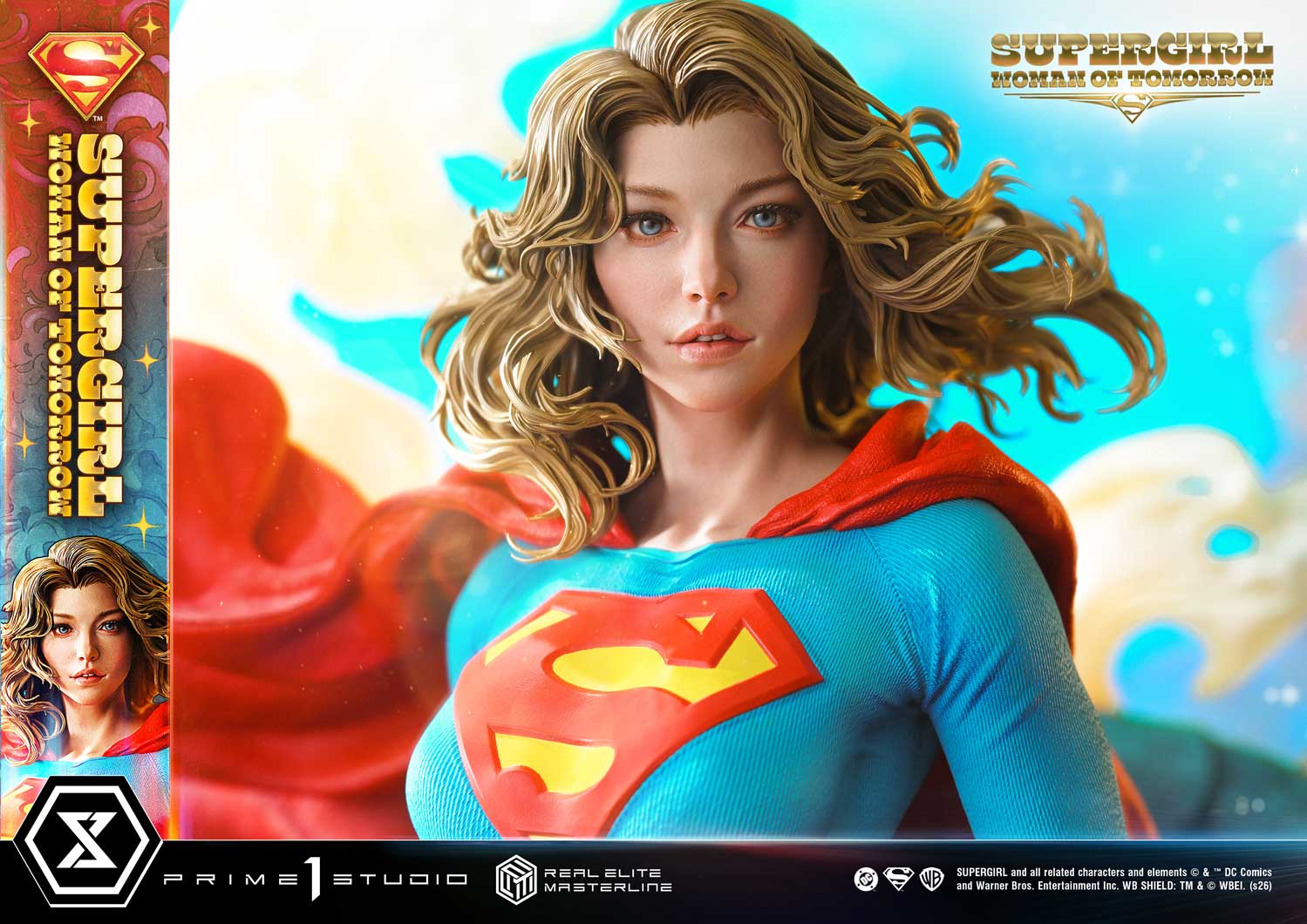 Supergirl: Woman of Tomorrow Real Elite Masterline Supergirl (Bonus Ver.) 1/4 Scale Limited Edition Statue Gallery Image 9