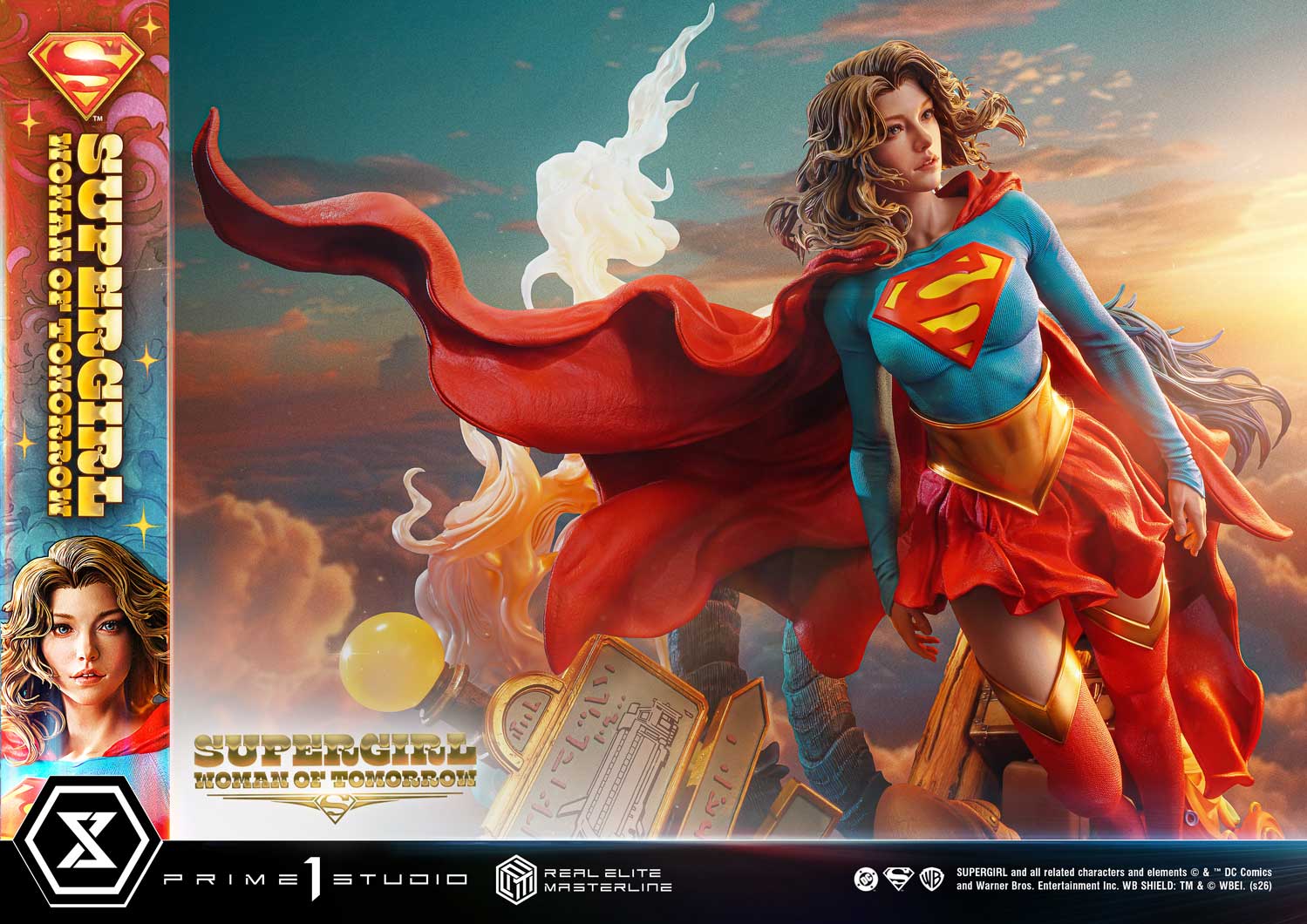 Supergirl: Woman of Tomorrow Real Elite Masterline Supergirl (Bonus Ver.) 1/4 Scale Limited Edition Statue Gallery Image 16