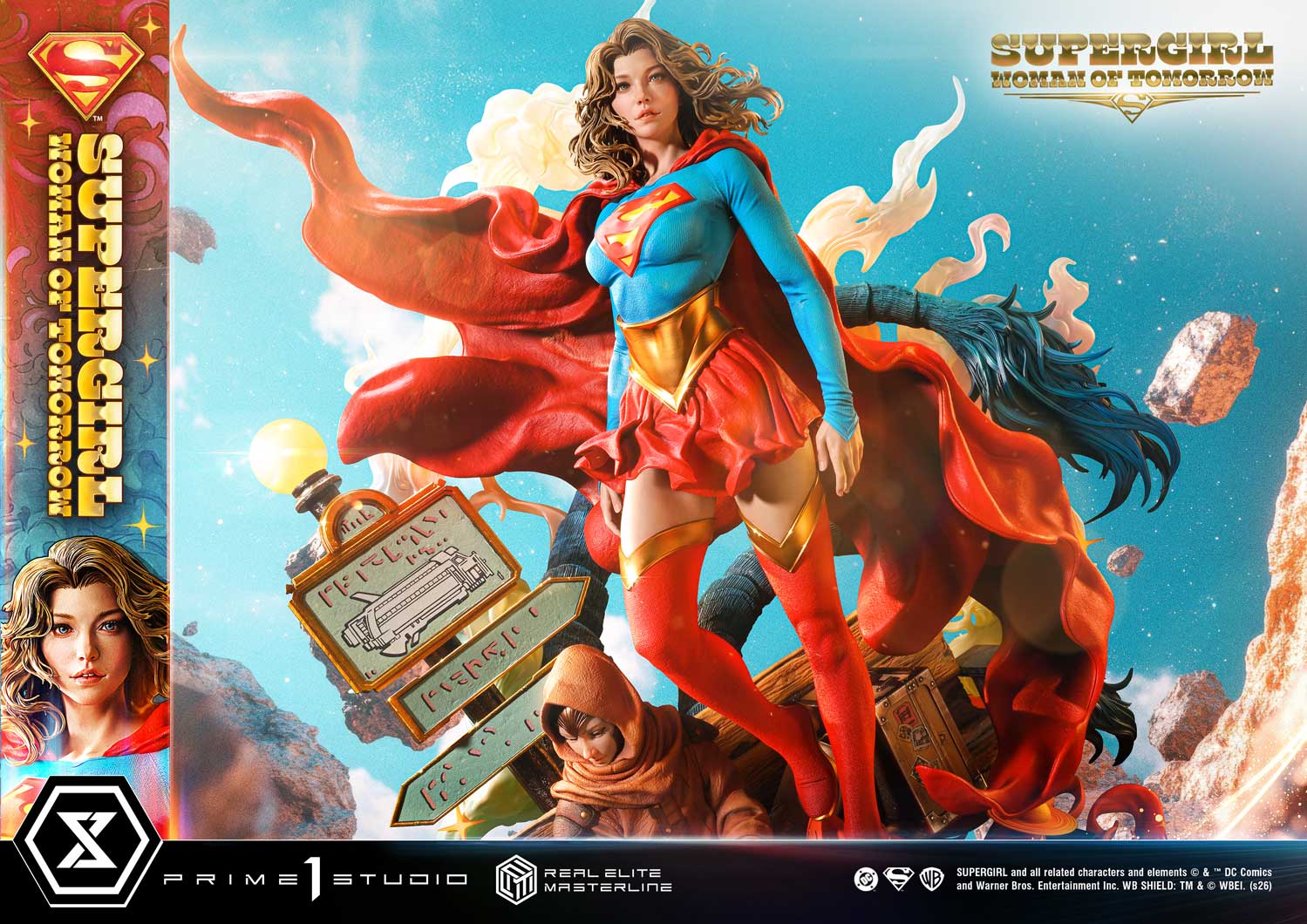Supergirl: Woman of Tomorrow Real Elite Masterline Supergirl (Bonus Ver.) 1/4 Scale Limited Edition Statue Gallery Image 8