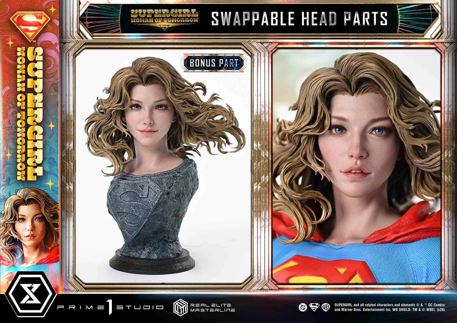 Supergirl: Woman of Tomorrow Real Elite Masterline Supergirl (Bonus Ver.) 1/4 Scale Limited Edition Statue Gallery Image 32