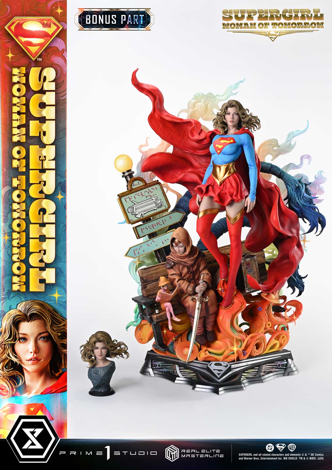 Supergirl: Woman of Tomorrow Real Elite Masterline Supergirl (Bonus Ver.) 1/4 Scale Limited Edition Statue Gallery Image 33