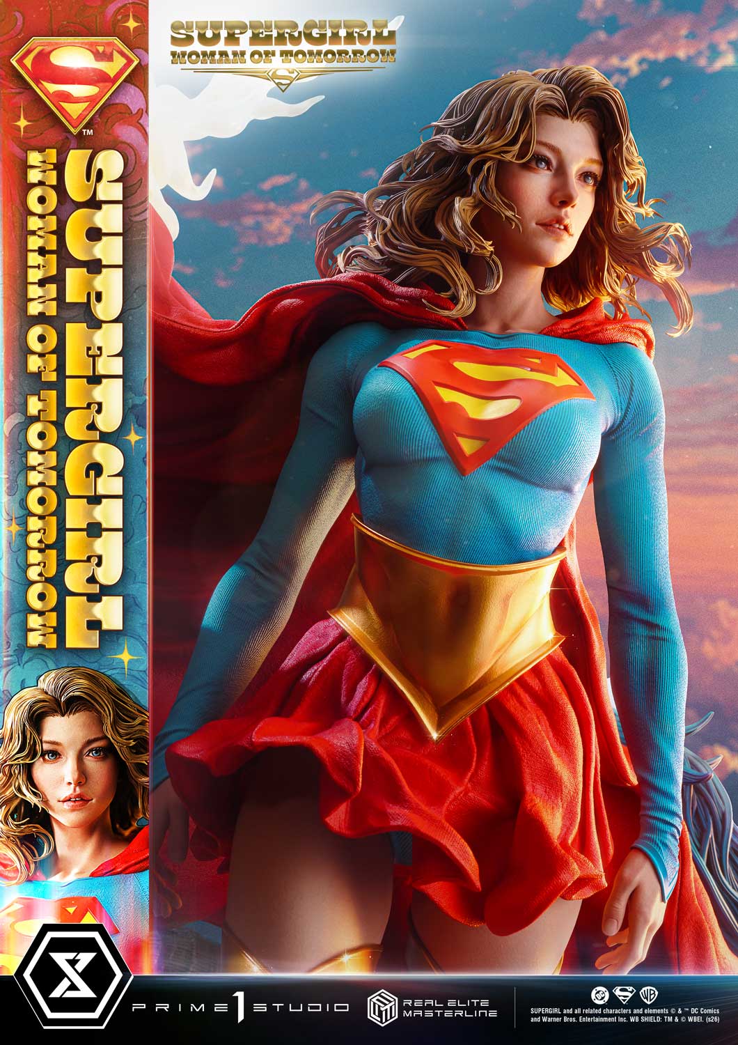 Supergirl: Woman of Tomorrow Real Elite Masterline Supergirl (Bonus Ver.) 1/4 Scale Limited Edition Statue Gallery Image 12