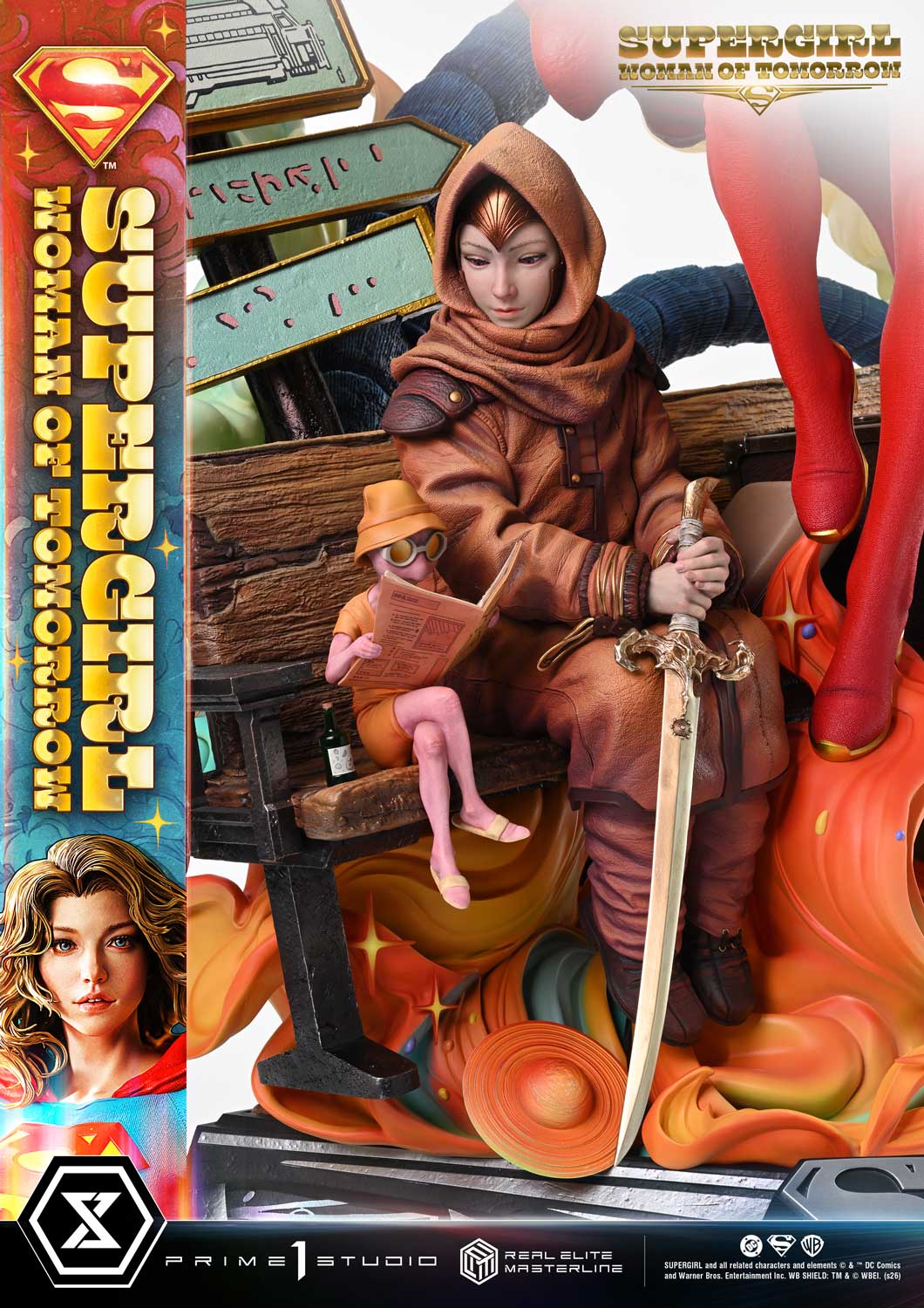 Supergirl: Woman of Tomorrow Real Elite Masterline Supergirl (Bonus Ver.) 1/4 Scale Limited Edition Statue Gallery Image 27