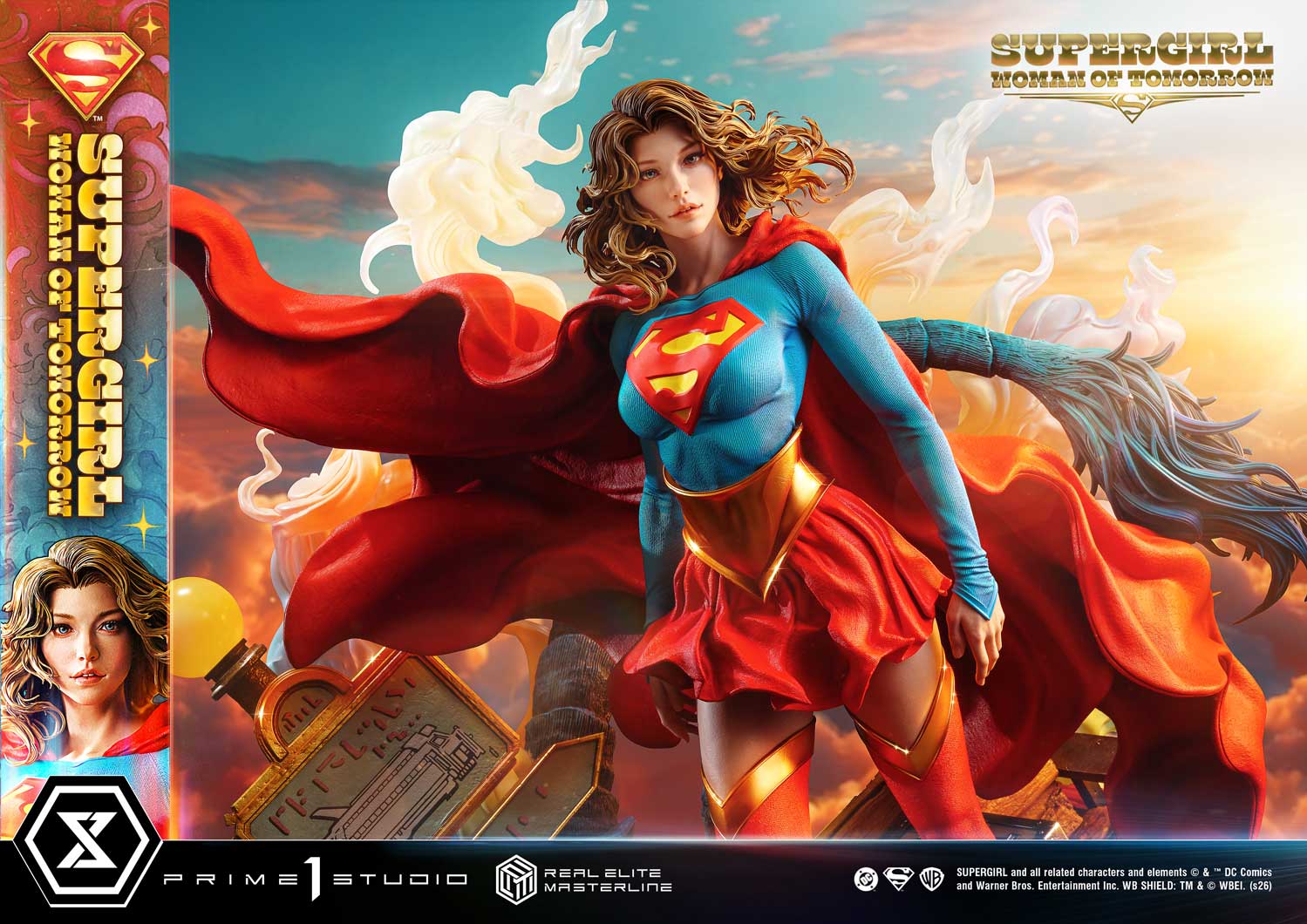 Supergirl: Woman of Tomorrow Real Elite Masterline Supergirl (Bonus Ver.) 1/4 Scale Limited Edition Statue Gallery Image 18