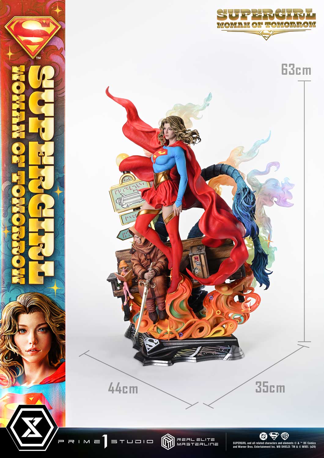 Supergirl: Woman of Tomorrow Real Elite Masterline Supergirl (Bonus Ver.) 1/4 Scale Limited Edition Statue Gallery Image 39