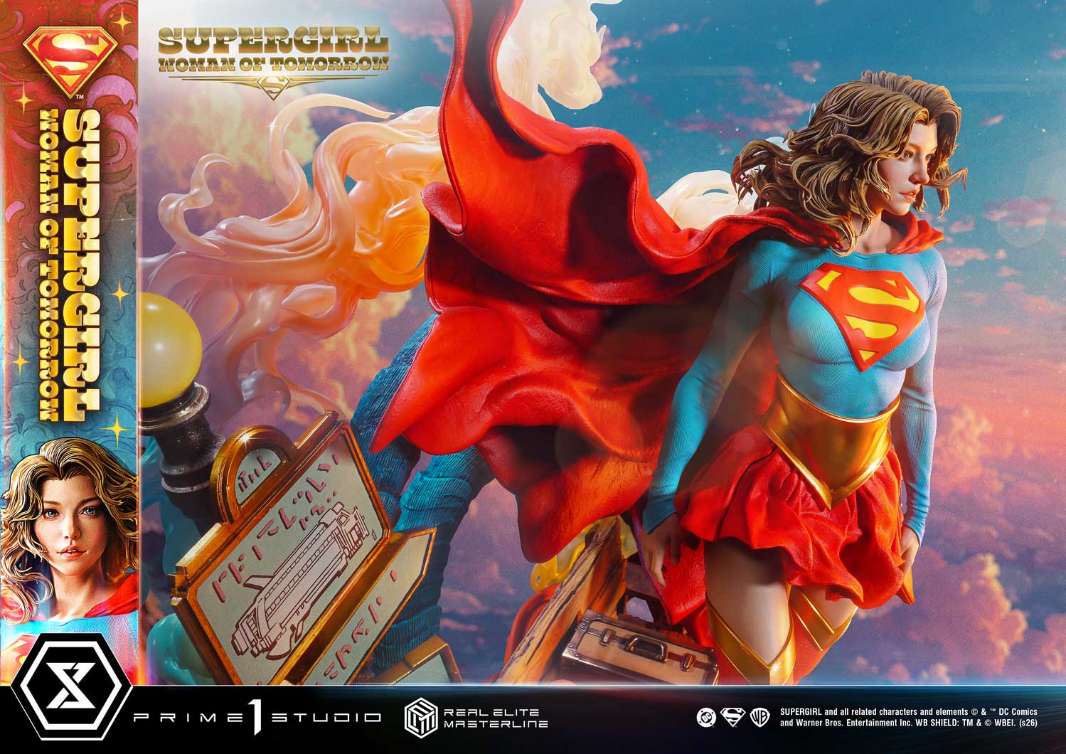 Supergirl: Woman of Tomorrow Real Elite Masterline Supergirl (Bonus Ver.) 1/4 Scale Limited Edition Statue Gallery Image 17