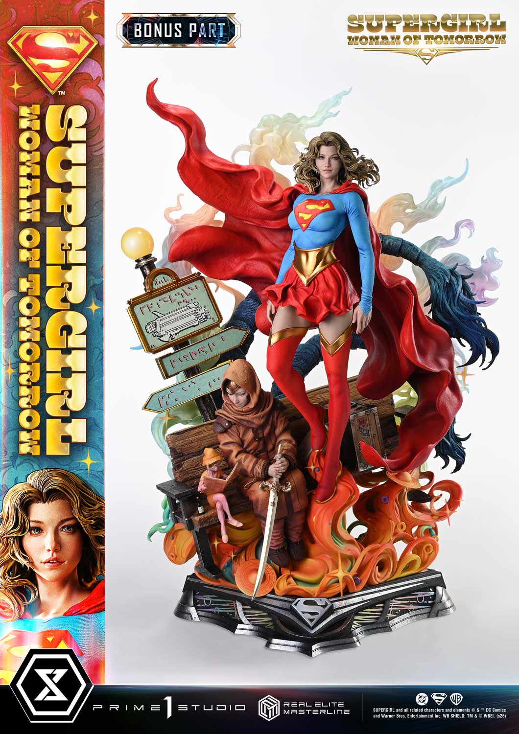 Supergirl: Woman of Tomorrow Real Elite Masterline Supergirl (Bonus Ver.) 1/4 Scale Limited Edition Statue Gallery Image 34