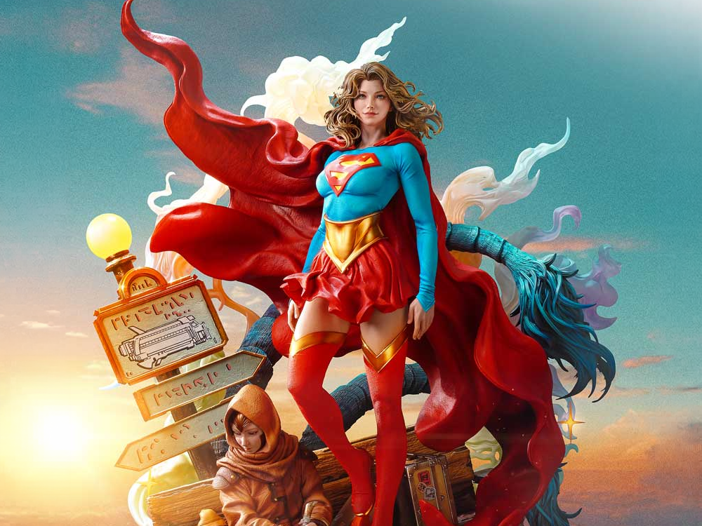 Supergirl: Woman of Tomorrow Real Elite Masterline Supergirl (Bonus Ver.) 1/4 Scale Limited Edition Statue Gallery Image 1
