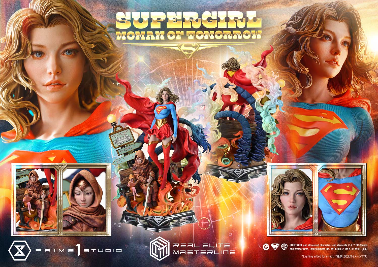 Supergirl: Woman of Tomorrow Real Elite Masterline Supergirl (Bonus Ver.) 1/4 Scale Limited Edition Statue Gallery Image 40