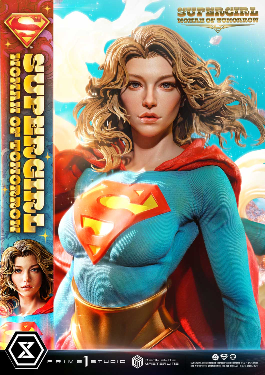 Supergirl: Woman of Tomorrow Real Elite Masterline Supergirl (Bonus Ver.) 1/4 Scale Limited Edition Statue Gallery Image 10