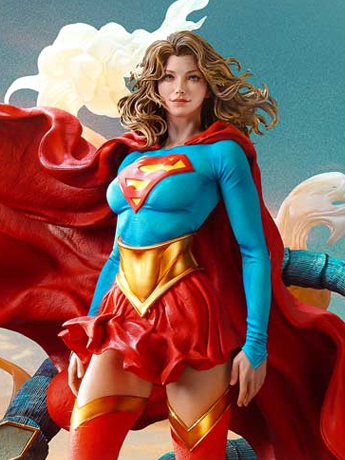 Supergirl: Woman of Tomorrow Real Elite Masterline Supergirl (Bonus Ver.) 1/4 Scale Limited Edition Statue Gallery Image 2