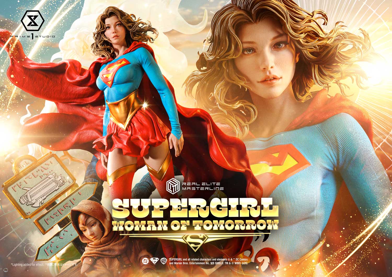Supergirl: Woman of Tomorrow Real Elite Masterline Supergirl (Bonus Ver.) 1/4 Scale Limited Edition Statue Gallery Image 4