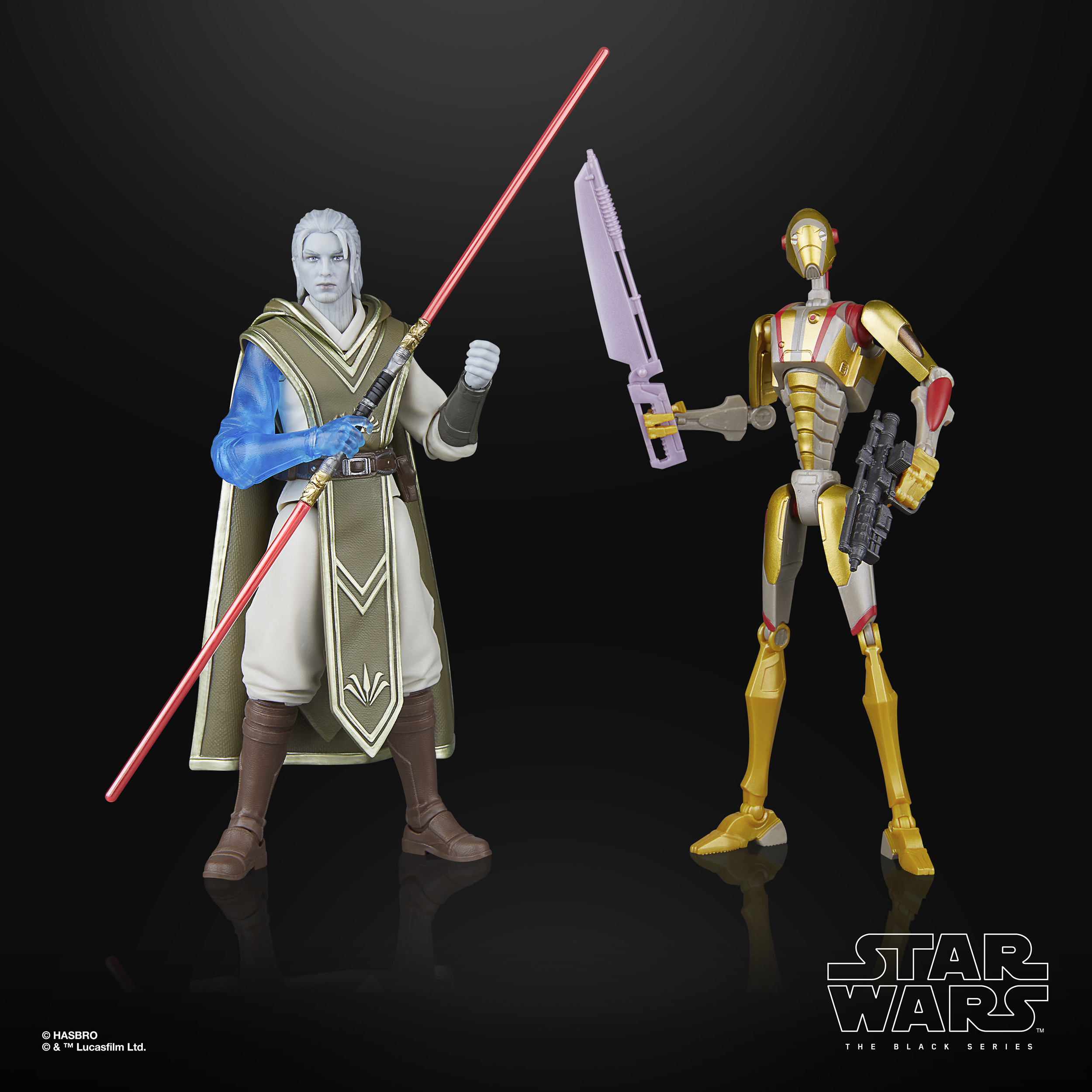 Star Wars: The Black Series Dagan Gera & BX Droid (Hybrid) Action Figure Two-Pack (Jedi: Survivor) Gallery Image 4