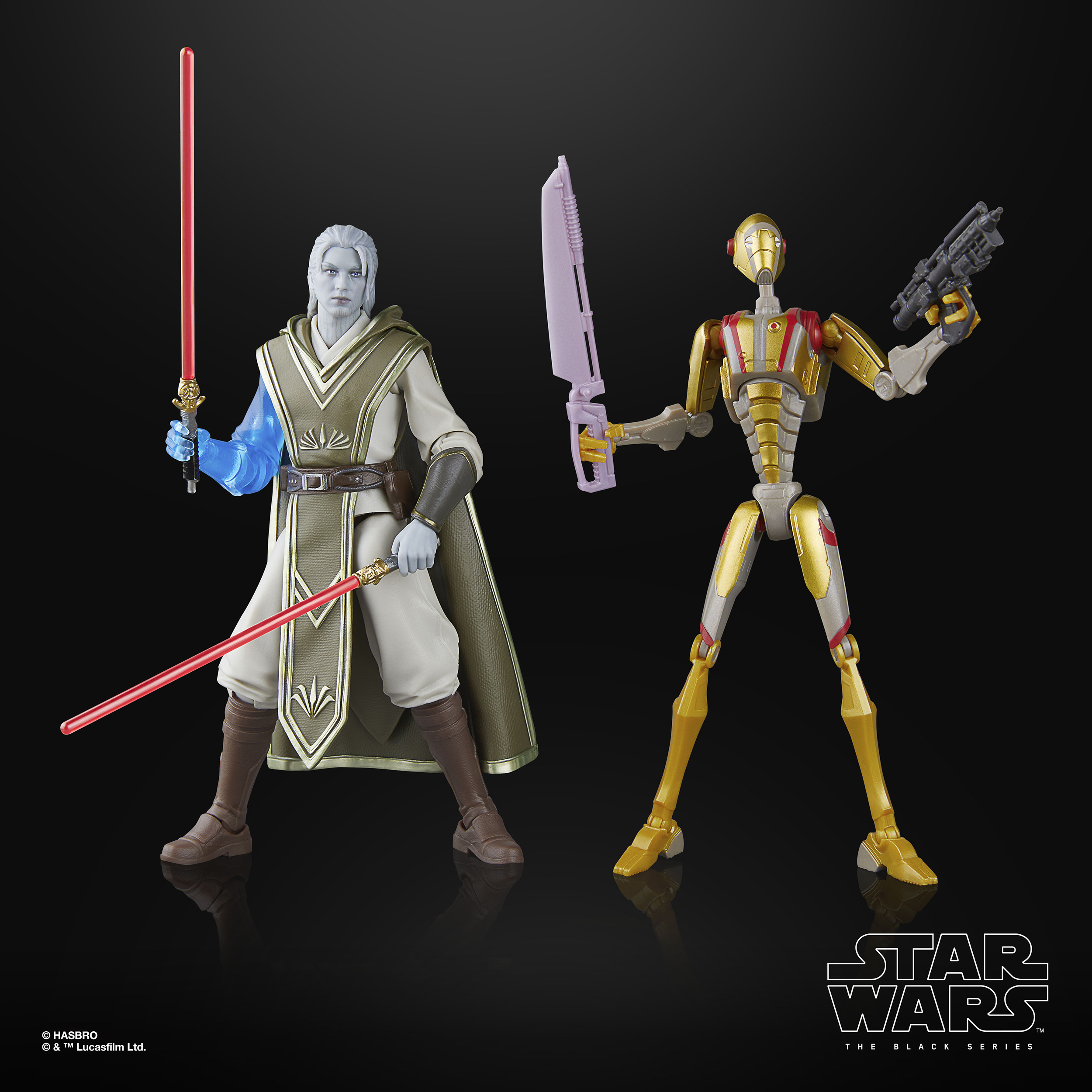 Star Wars: The Black Series Dagan Gera & BX Droid (Hybrid) Action Figure Two-Pack (Jedi: Survivor) Gallery Image 5