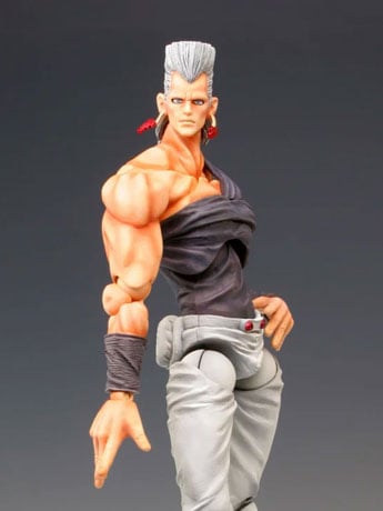 Image of JoJo's Bizarre Adventure: Stardust Crusaders Super Action Statue Jean Pierre Polnareff Action Figure (2nd Reissue)