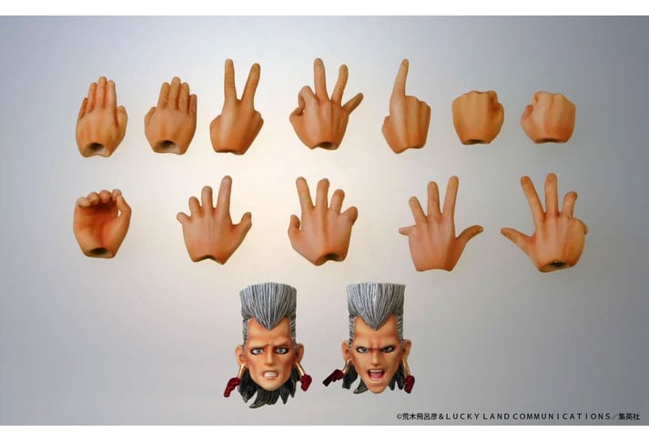 JoJo's Bizarre Adventure: Stardust Crusaders Super Action Statue Jean Pierre Polnareff Action Figure (2nd Reissue) Gallery Image 8