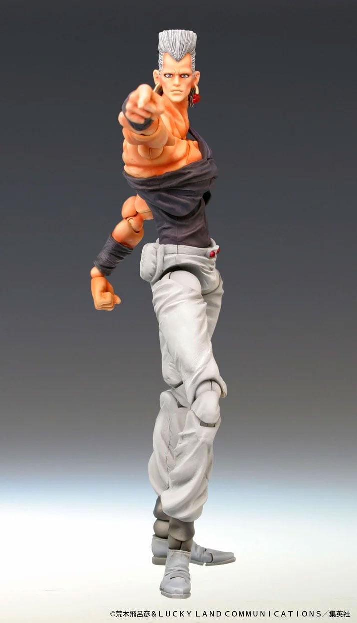 JoJo's Bizarre Adventure: Stardust Crusaders Super Action Statue Jean Pierre Polnareff Action Figure (2nd Reissue) Gallery Image 4