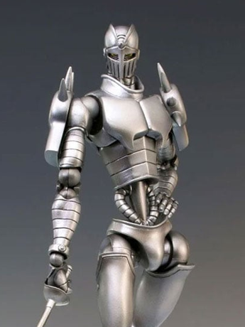 Image of JoJo's Bizarre Adventure: Stardust Crusaders Super Action Statue Silver Chariot Action Figure (2nd Reissue)