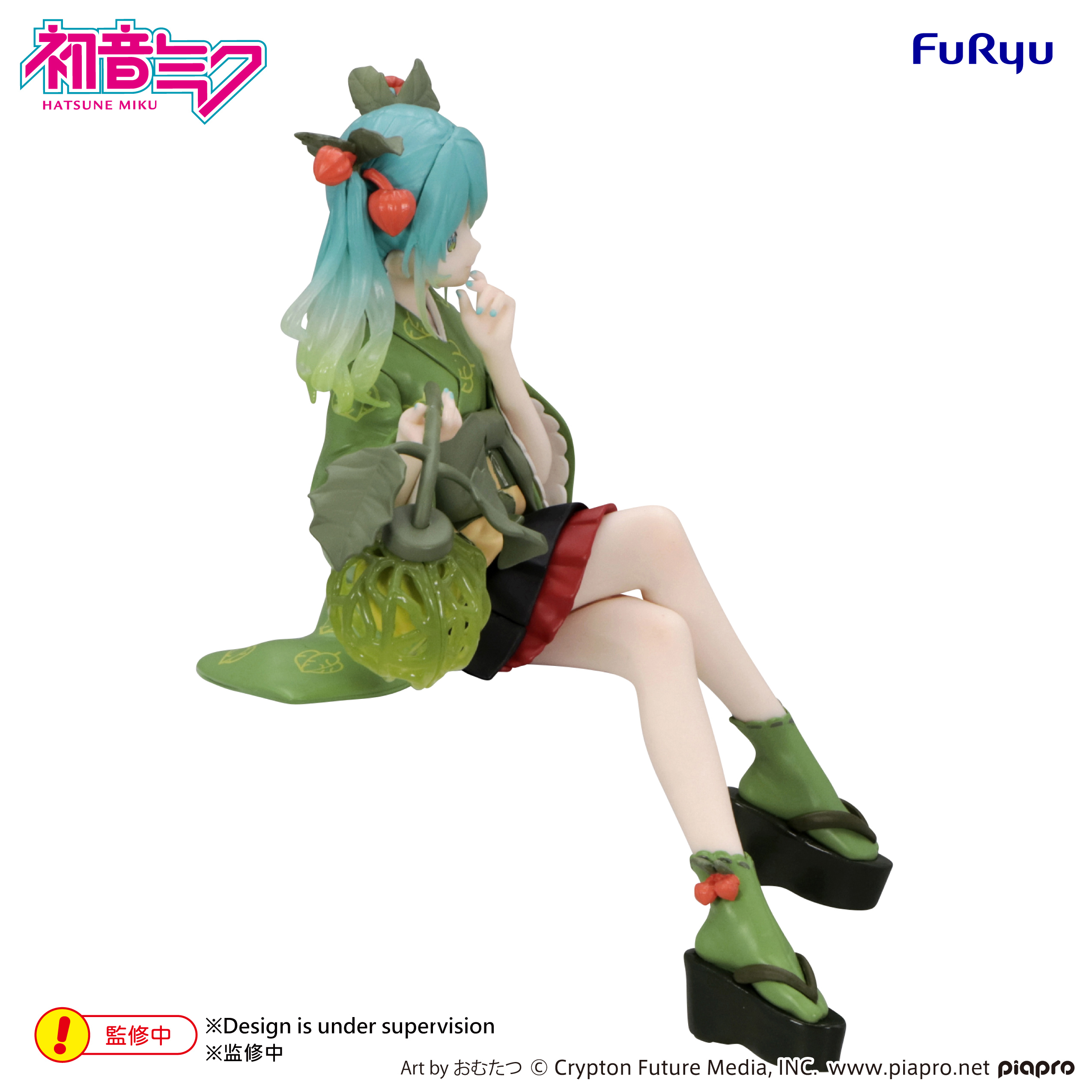 Vocaloid Hatsune Miku (Flower Fairy Winter Cherry Green Color Ver.) Noodle Stopper Figure Gallery Image 8