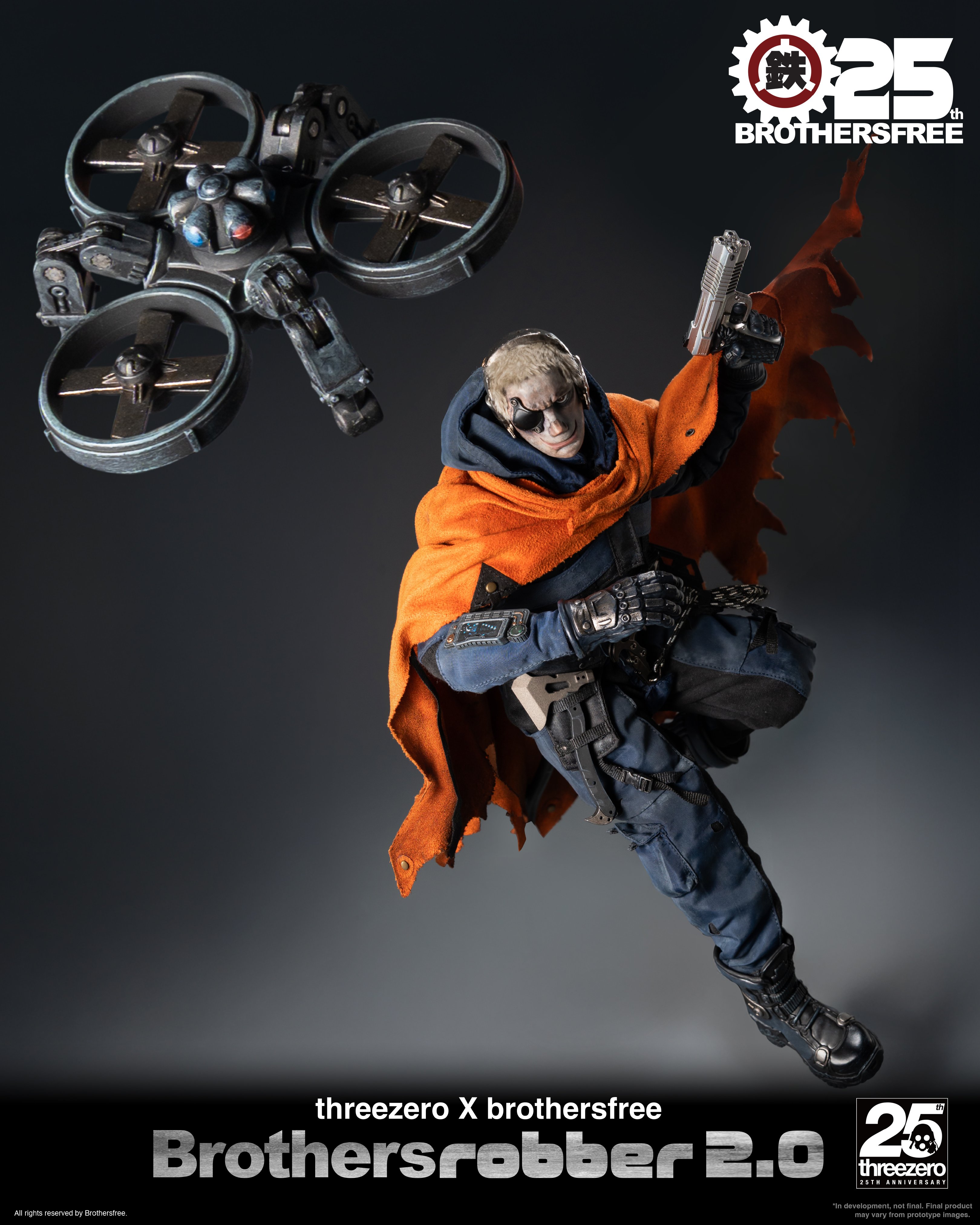Brothersfree SiXTH Brothersrobber 2.0 (Brothersfree 25th Anniversary Ver.) 1/6 Scale Action Figure Gallery Image 7