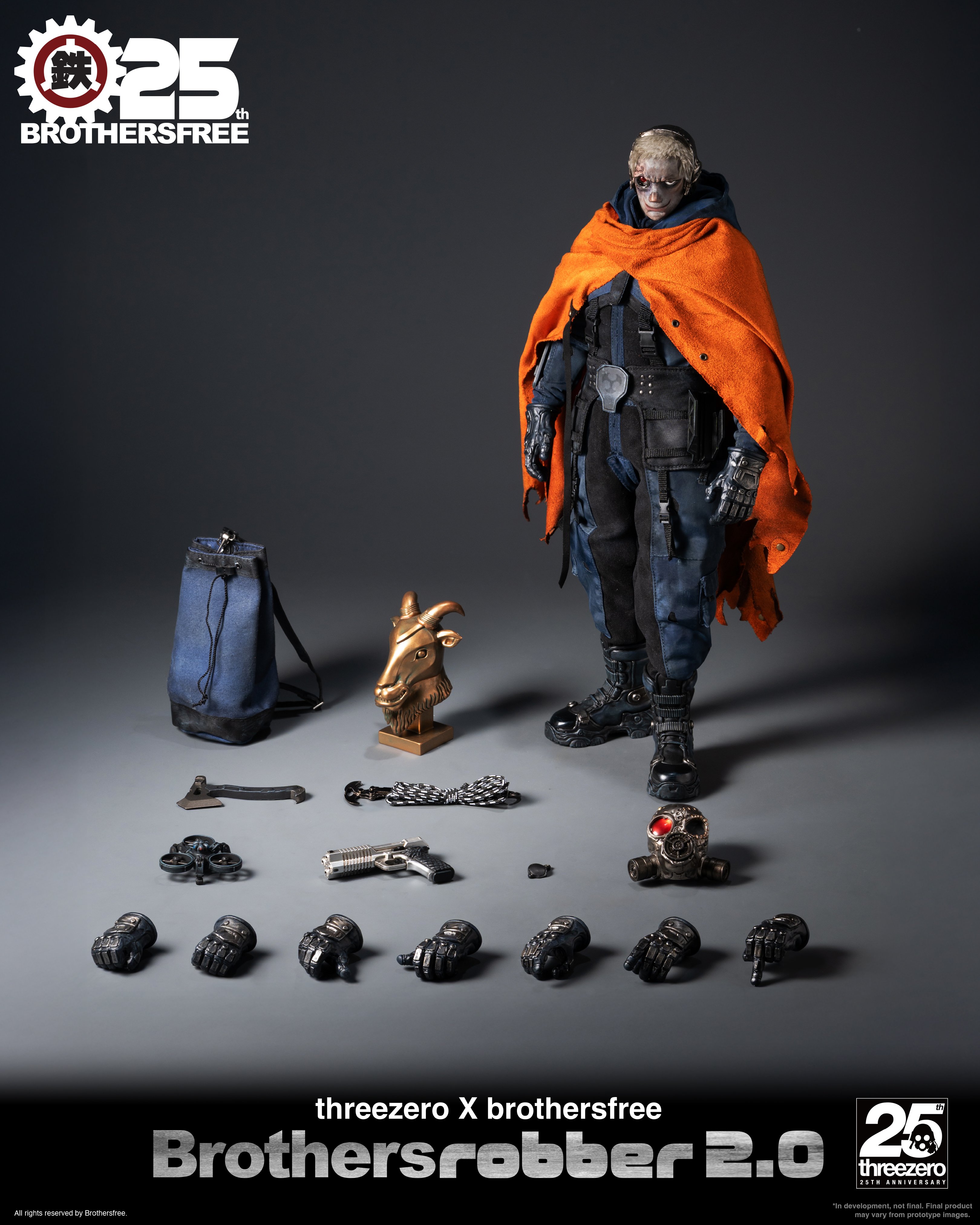 Brothersfree SiXTH Brothersrobber 2.0 (Brothersfree 25th Anniversary Ver.) 1/6 Scale Action Figure Gallery Image 17