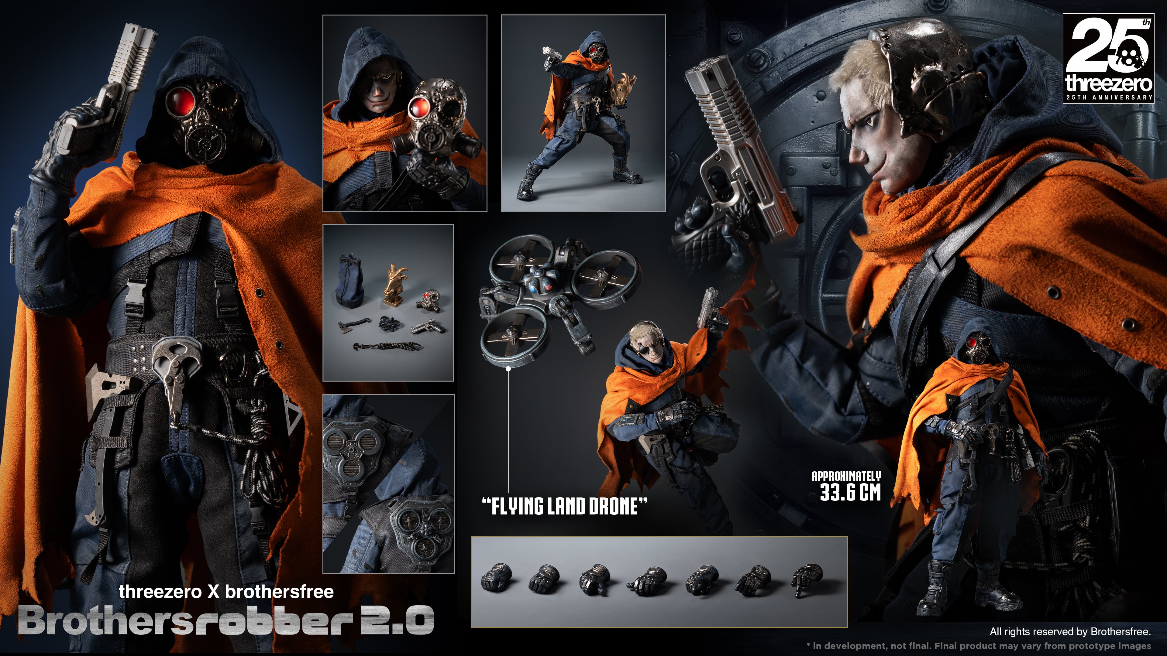 Brothersfree SiXTH Brothersrobber 2.0 (Brothersfree 25th Anniversary Ver.) 1/6 Scale Action Figure Gallery Image 16
