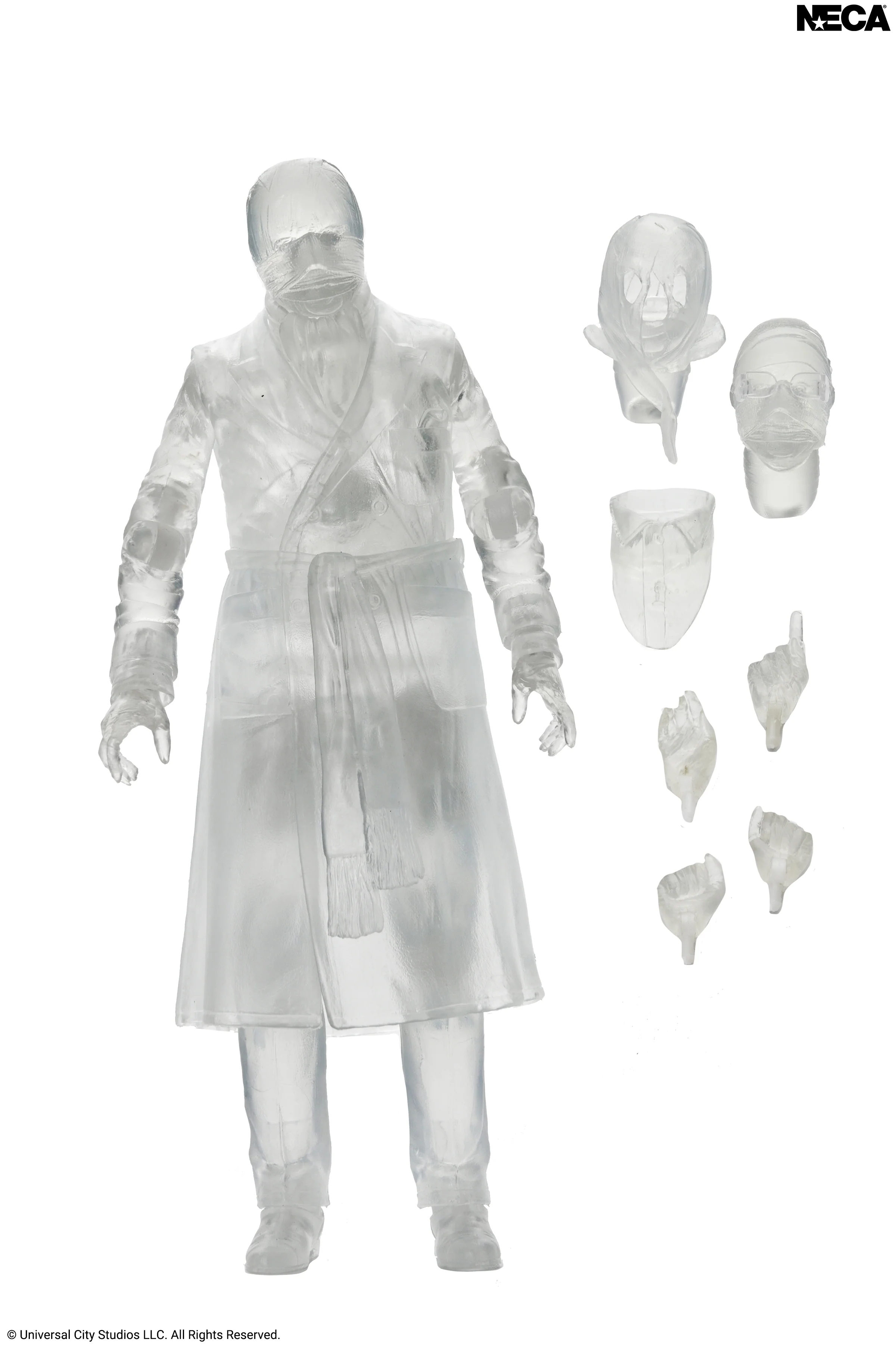 Universal Monsters Ultimate The Invisible Man (Translucent) Action Figure Gallery Image 9