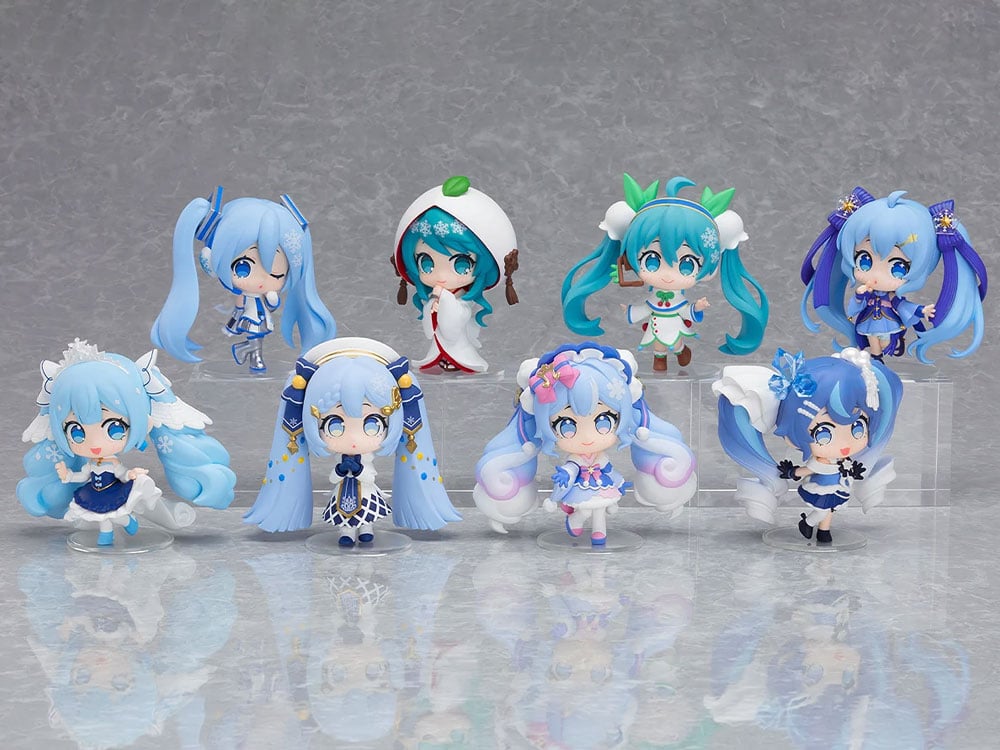 Vocaloid Hatsune Miku Blind Box Series: Snow Miku All Stars Figure Collection Vol.2 Boxed Set of 8 Figures Gallery Image 1