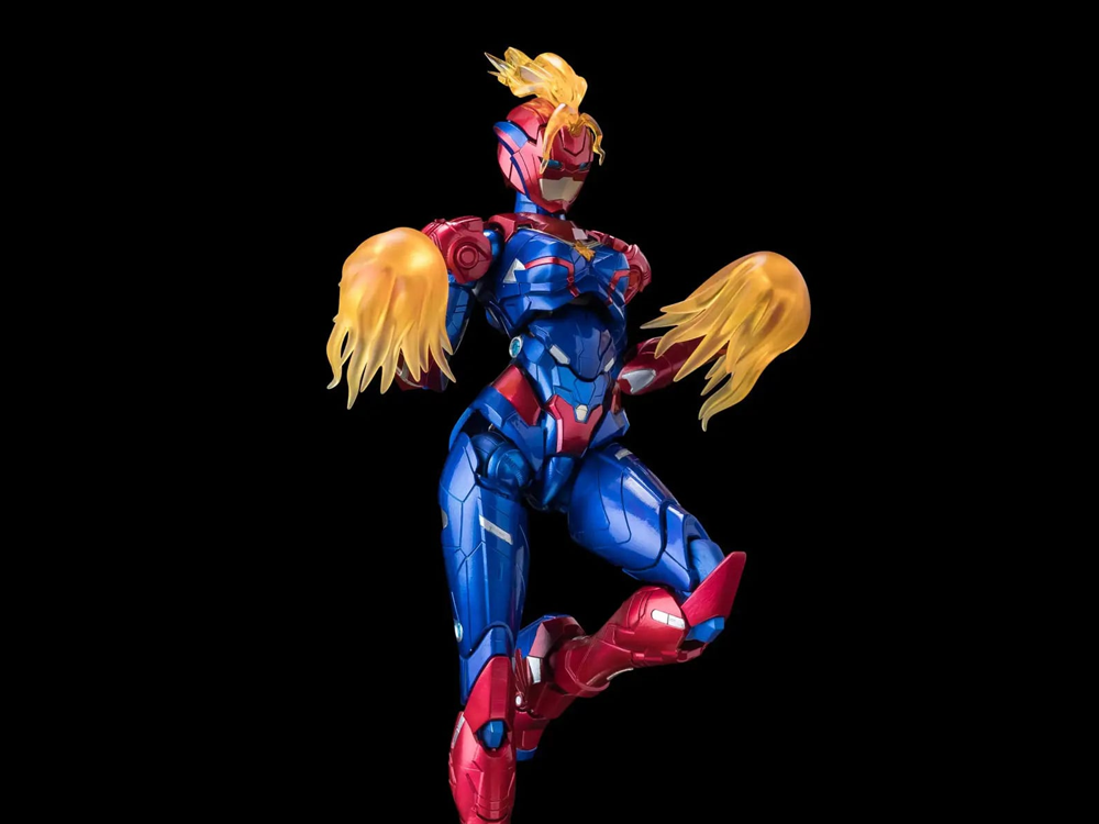 Marvel Fighting Armor Captain Marvel Action Figure Gallery Image 1