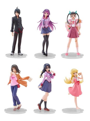 Monogatari CHILLfigg Bakemonogatari Boxed Set of 6 Figures Gallery Image 2