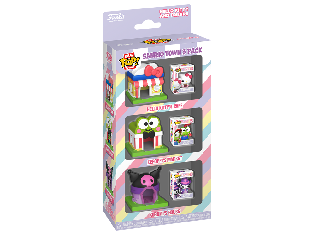 Sanrio Bitty Pop! Towns Sanrio Town Three-Pack Gallery Image 1