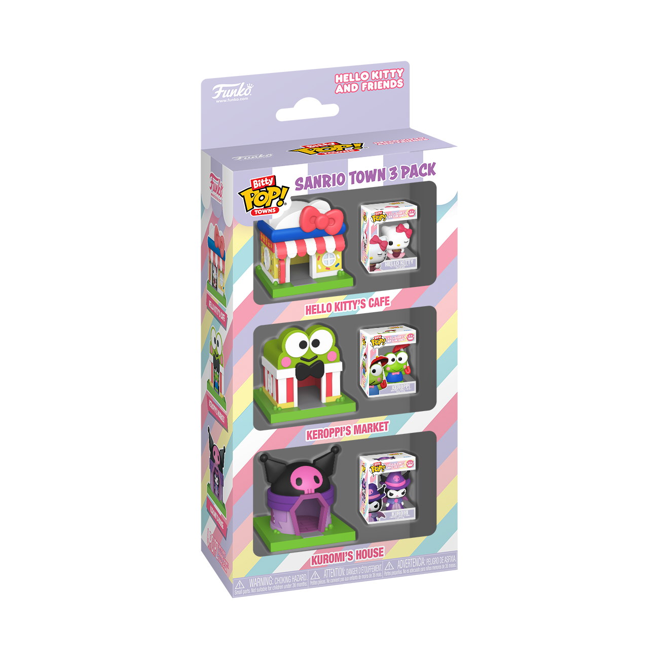 Sanrio Bitty Pop! Towns Sanrio Town Three-Pack Gallery Image 12
