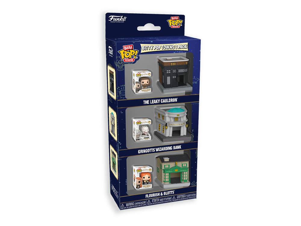 Harry Potter Bitty Pop! Towns Diagon Alley Three-Pack Gallery Image 1