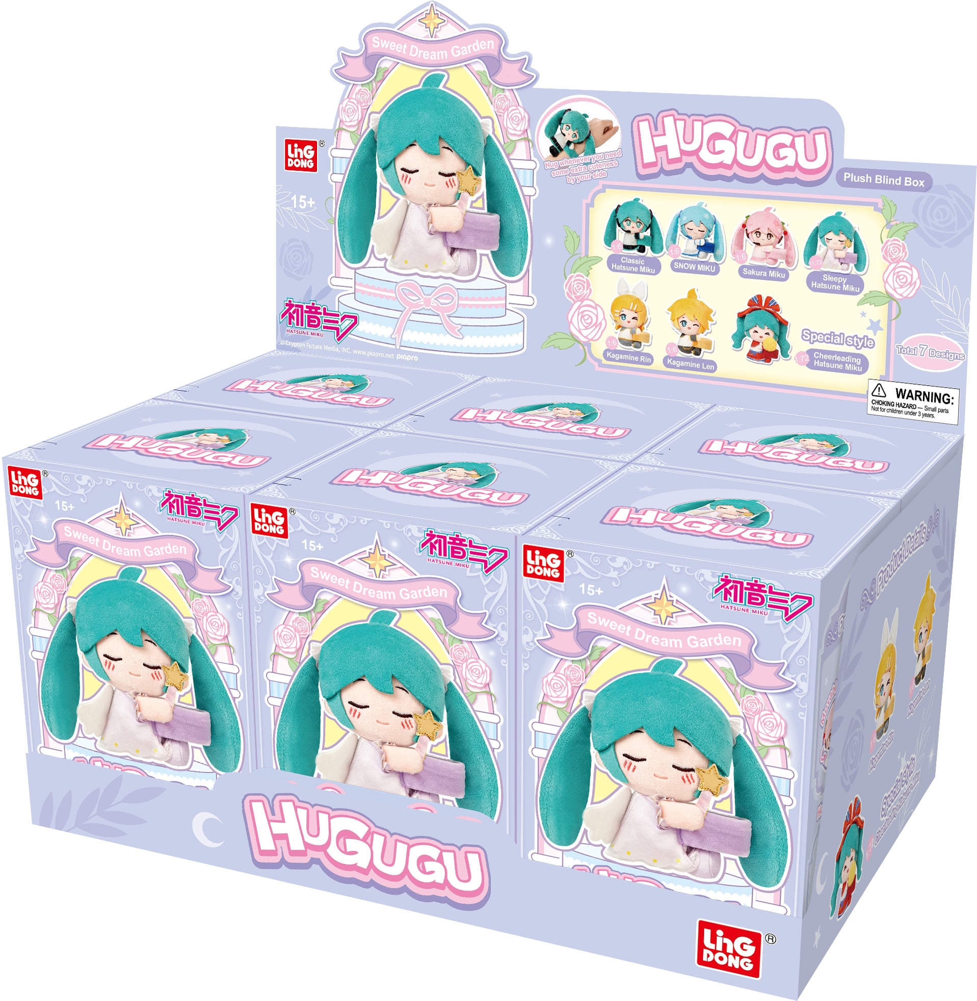 Vocaloid Hatsune Miku Hugugu Sweet Dream Garden Box of 6 Random