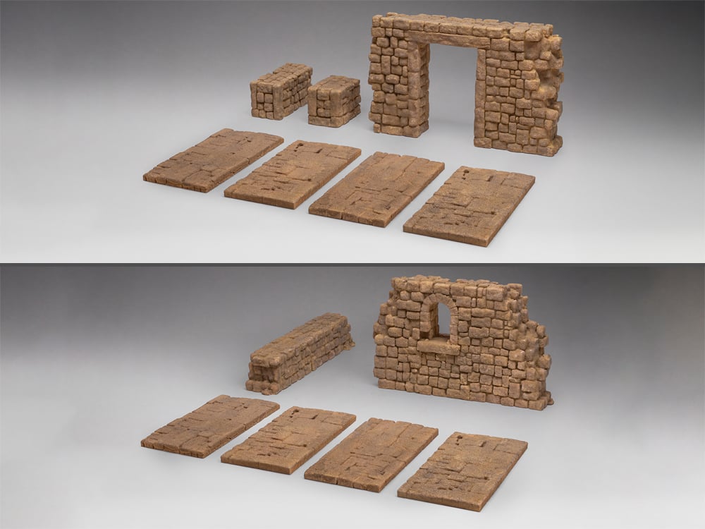 The Lost City (Sand Ver.) A01 & A03 Diorama Base Set Gallery Image 1
