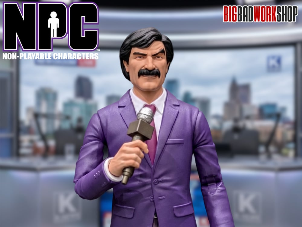 NPC (Non-Playable Characters) News Anchor (Prime Time) 1/12 Scale Action Figure Gallery Image 3