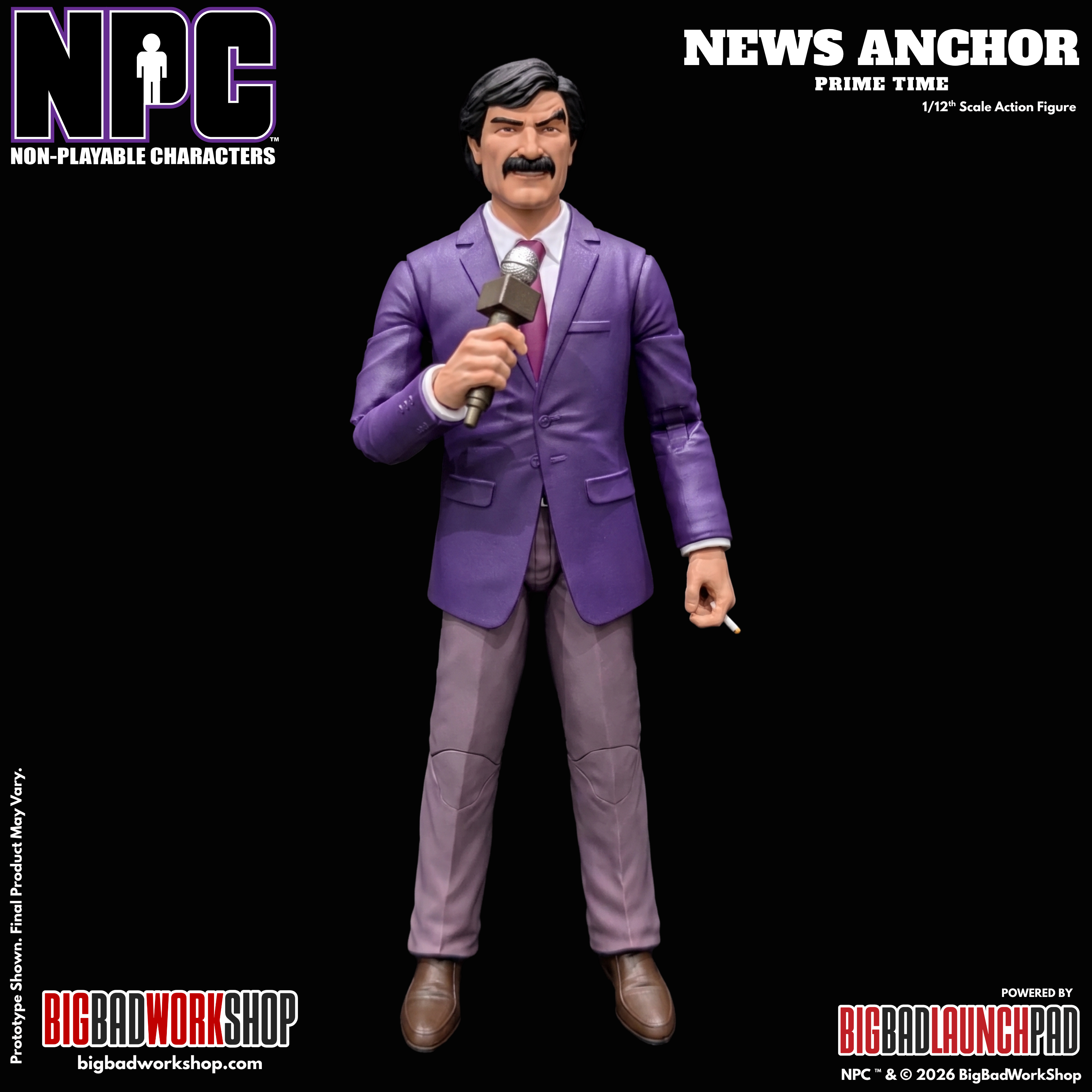 NPC (Non-Playable Characters) News Anchor (Prime Time) 1/12 Scale Action Figure Gallery Image 4