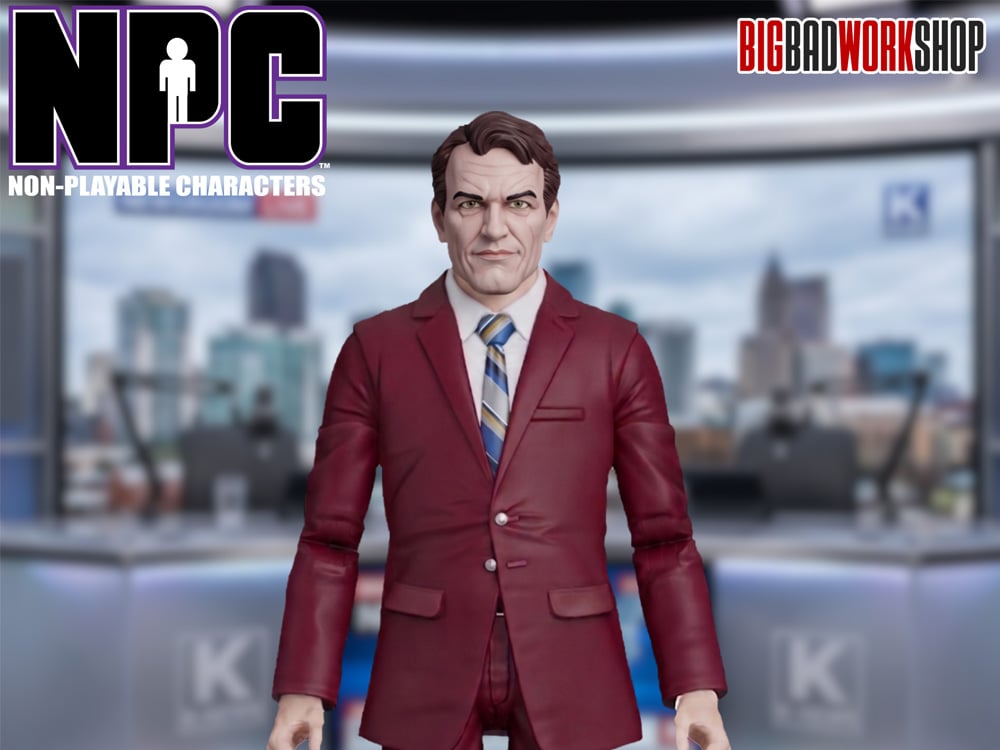 NPC (Non-Playable Characters) News Anchor (Late Night) 1/12 Scale Action Figure Gallery Image 3