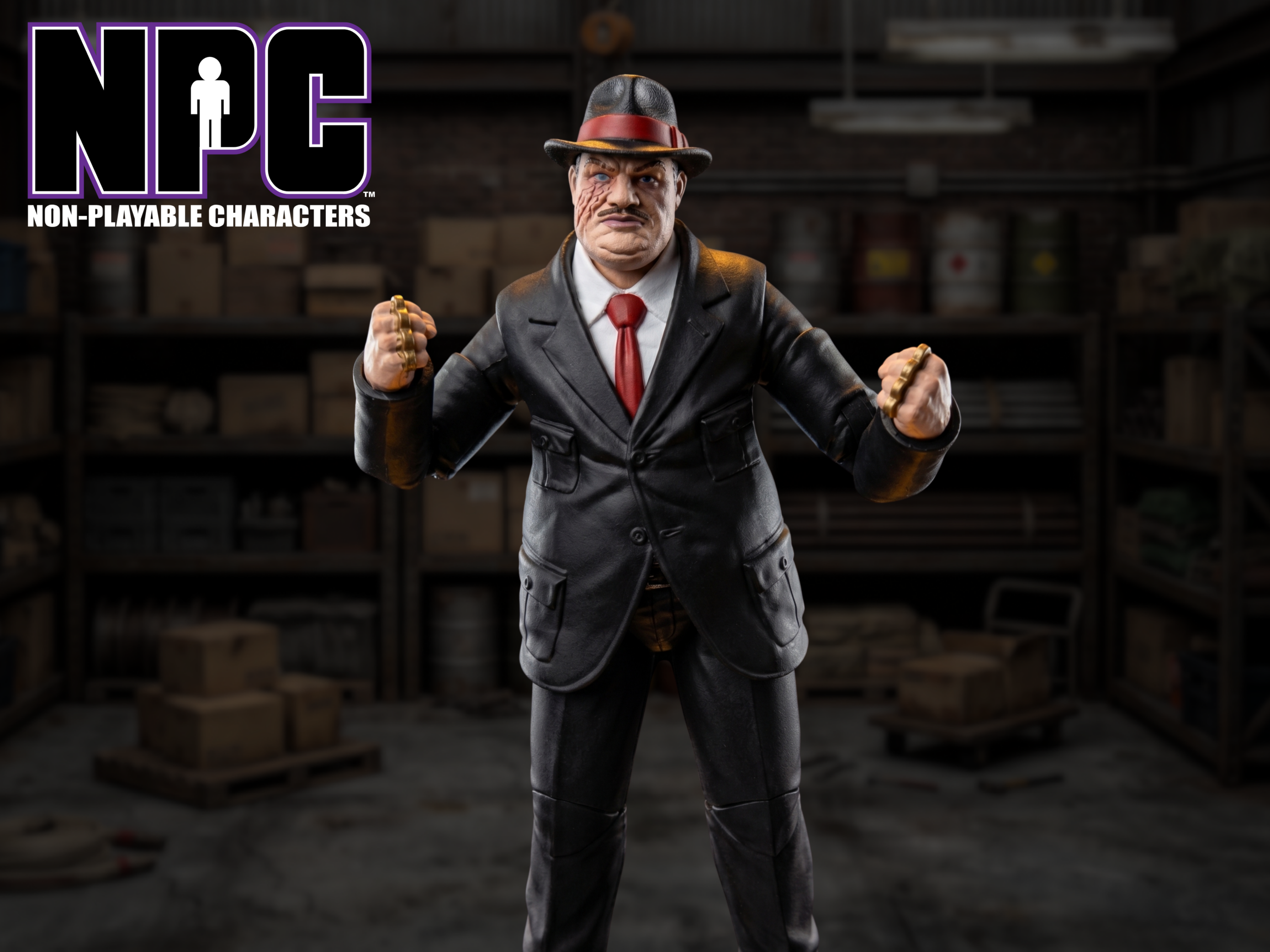 NPC (Non-Playable Characters) Mob Boss 1/12 Scale Action Figure Gallery Image 1